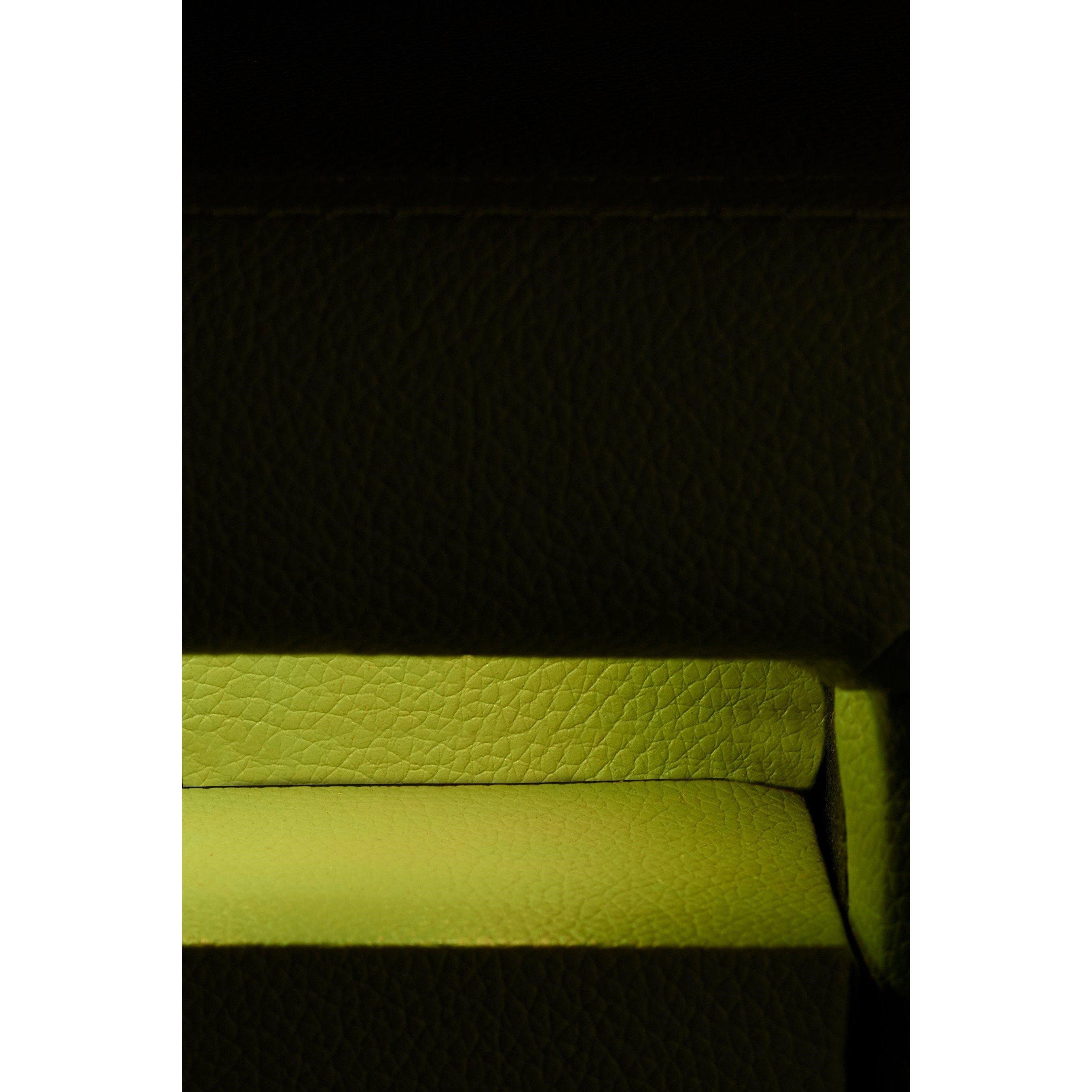 Grey - Homelife - Atlanta Faux Leather Bed with LED Headboard - 6