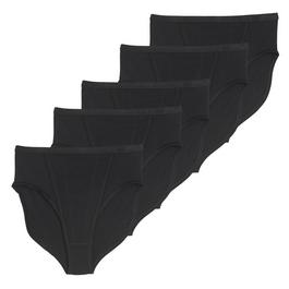 Be You 5 Pack High Leg Control Briefs BLACK