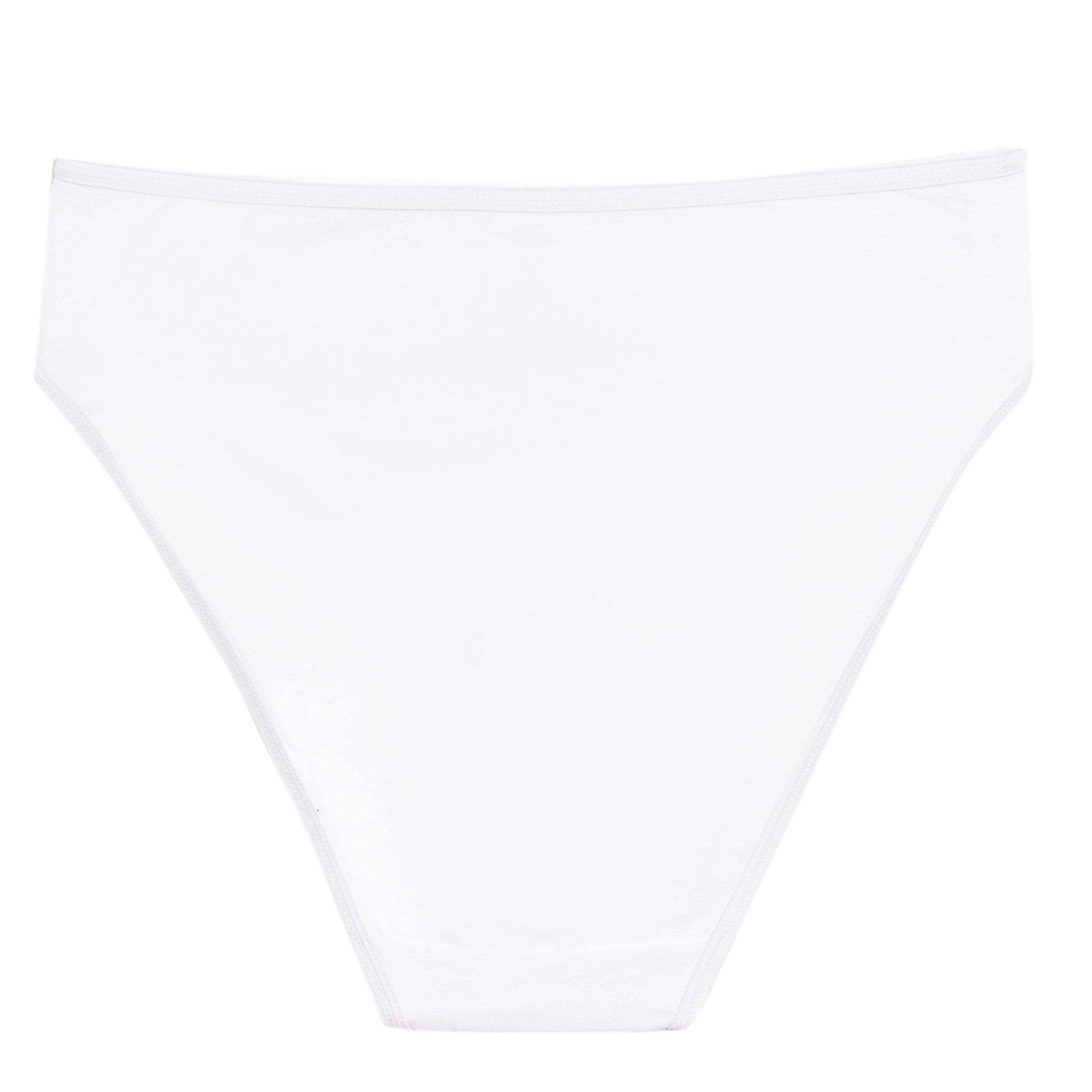 White - Be You - 5 Pack High Leg Briefs - 2