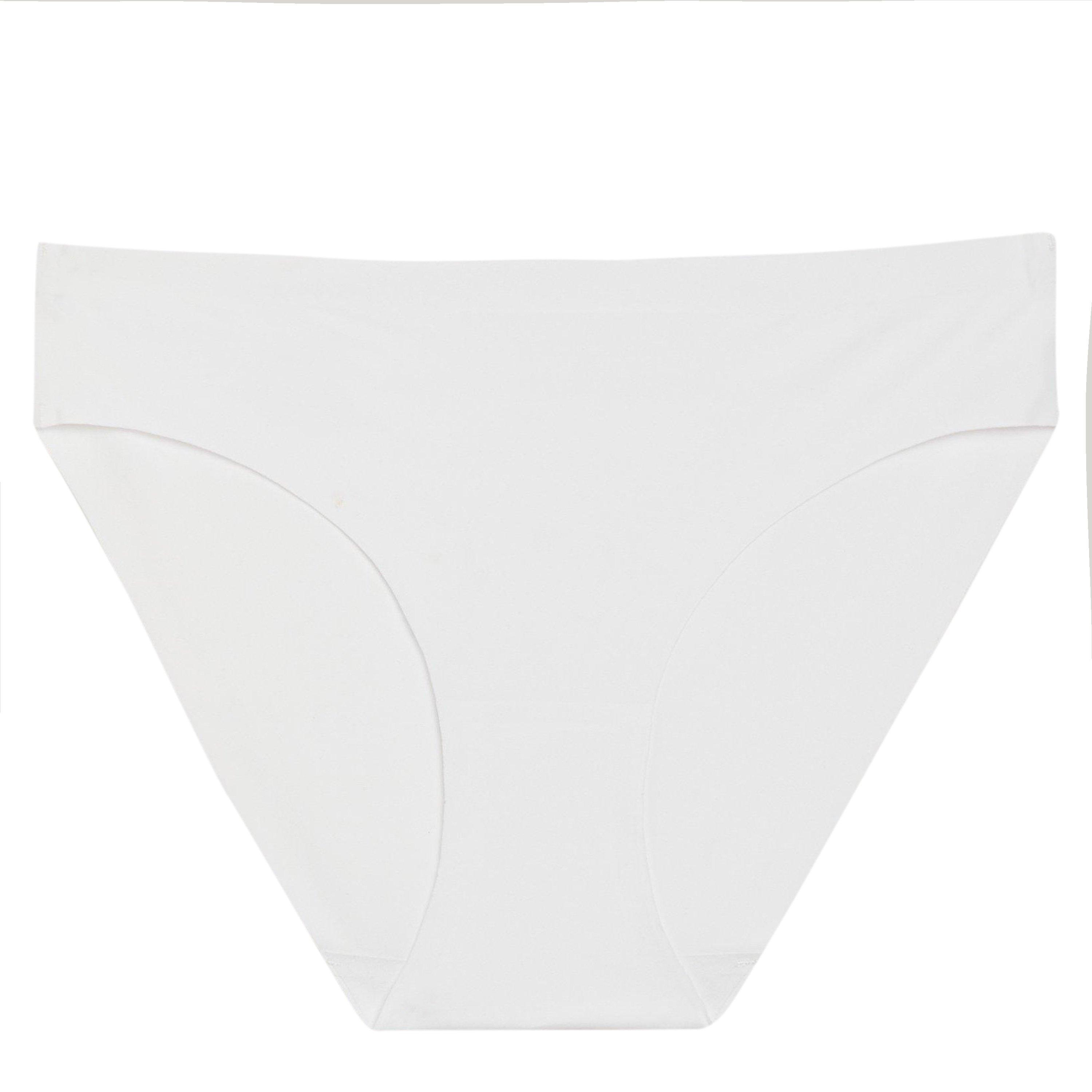 Negro/Blanco/Desnudo - Be You - Women's 3 Pack No Visible Panty Line Midi Briefs - 2