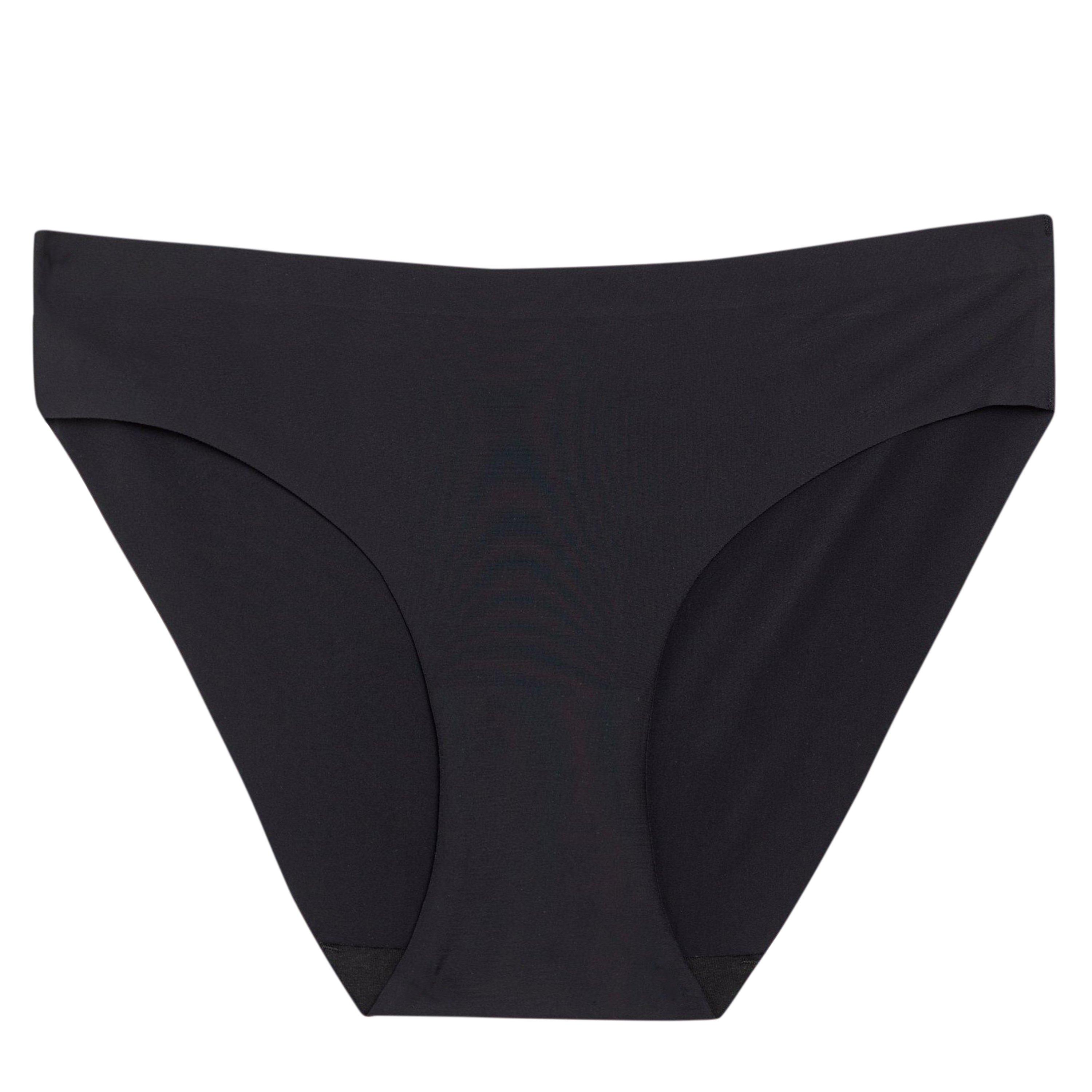 Negro/Blanco/Desnudo - Be You - Women's 3 Pack No Visible Panty Line Midi Briefs - 3