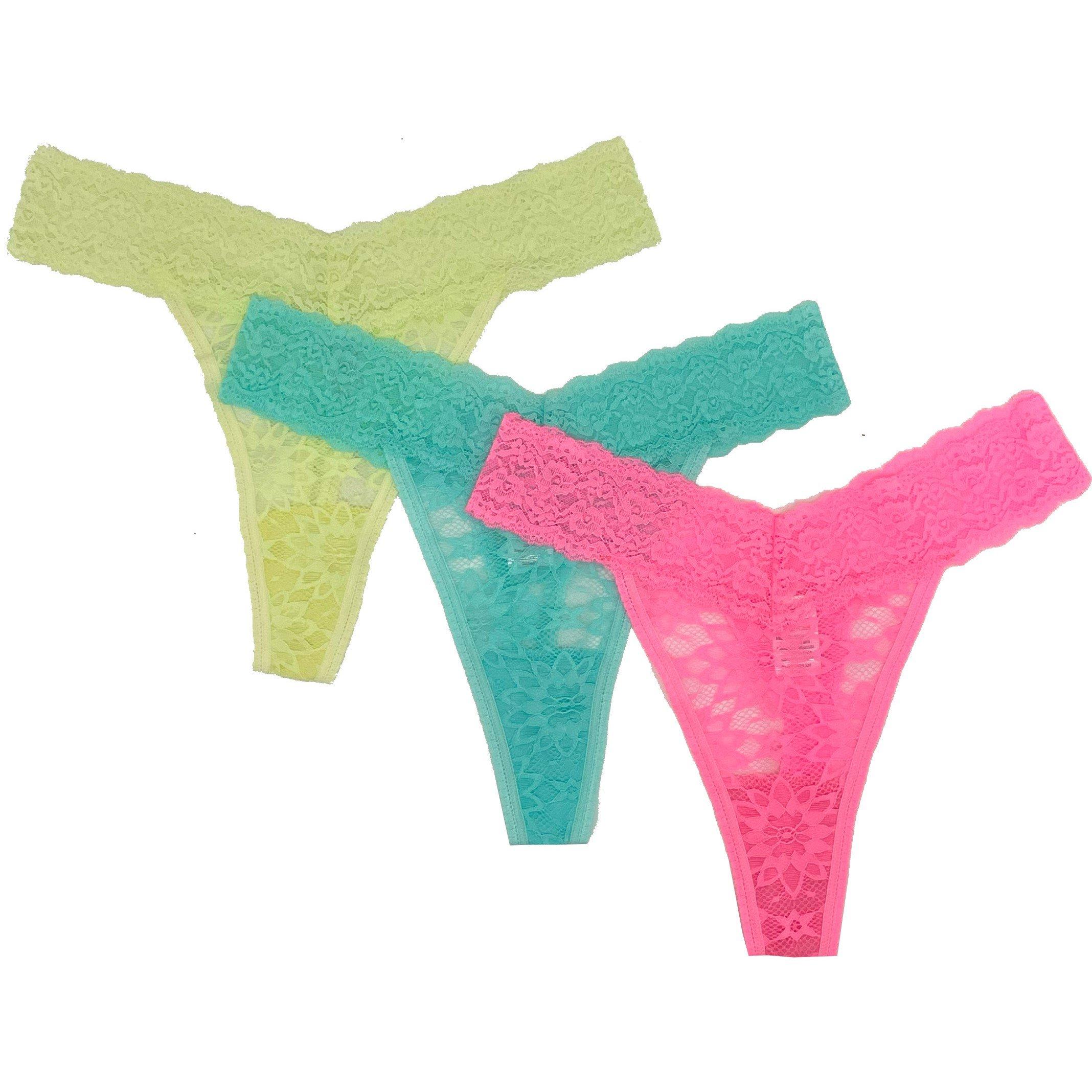 Multi - Be You - 3 Pack Lace Thong - 1