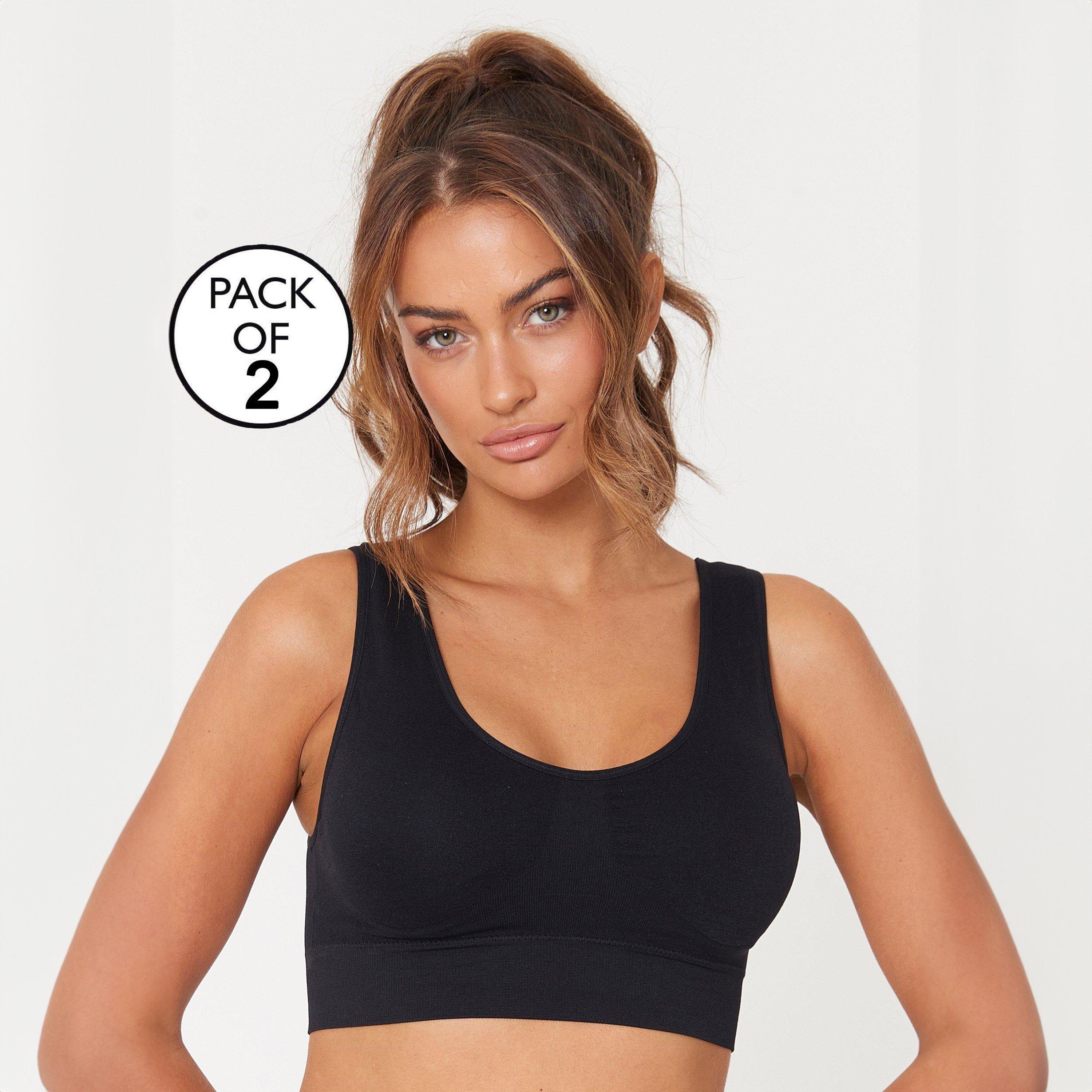 Schwarz/Hautfarben - Be You - 2 2 Pack Seam Free Comfort Bra - 2