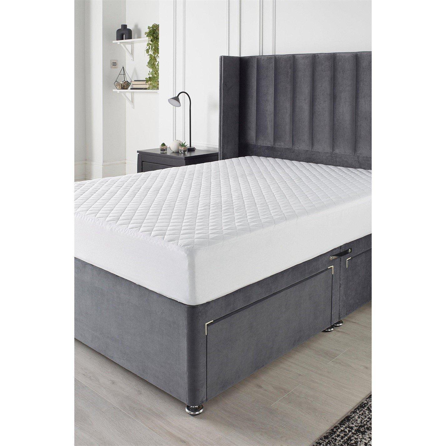 White - Downland - Downland Superbounce Mattress protector - 5