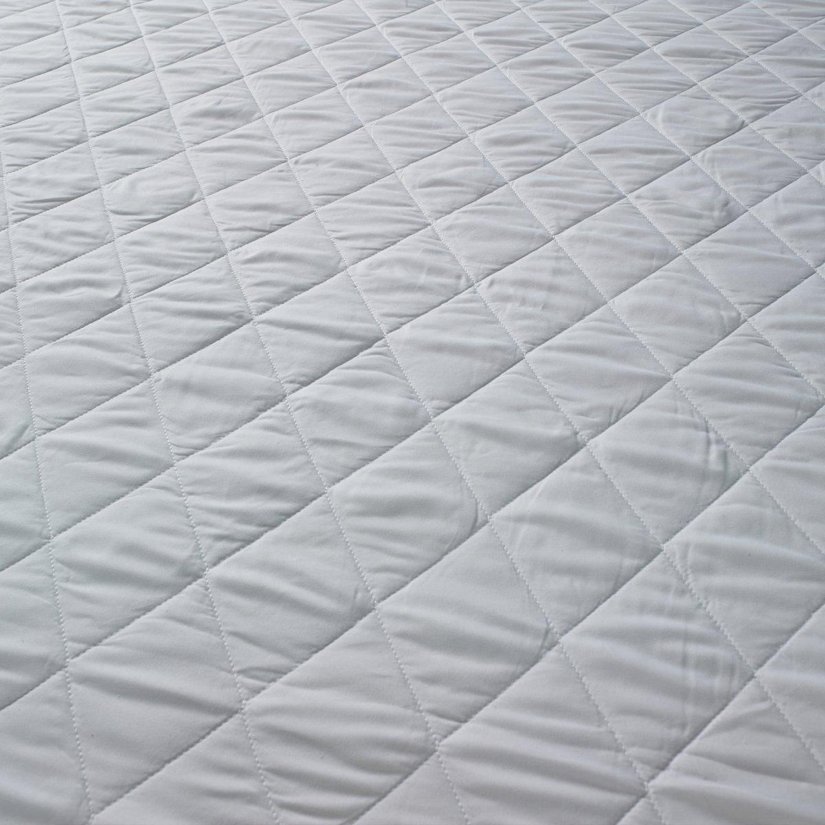 White - Downland - Soft Touch Washable Mattress protector - 3