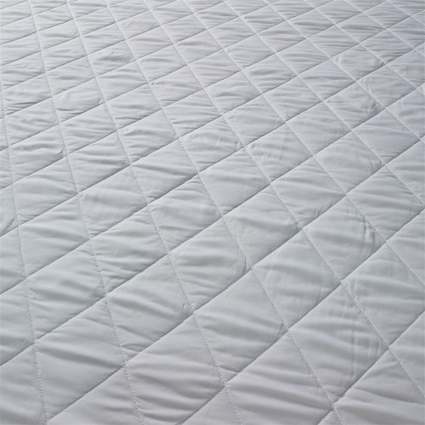 White - Downland - Soft Touch Washable Mattress protector - 4