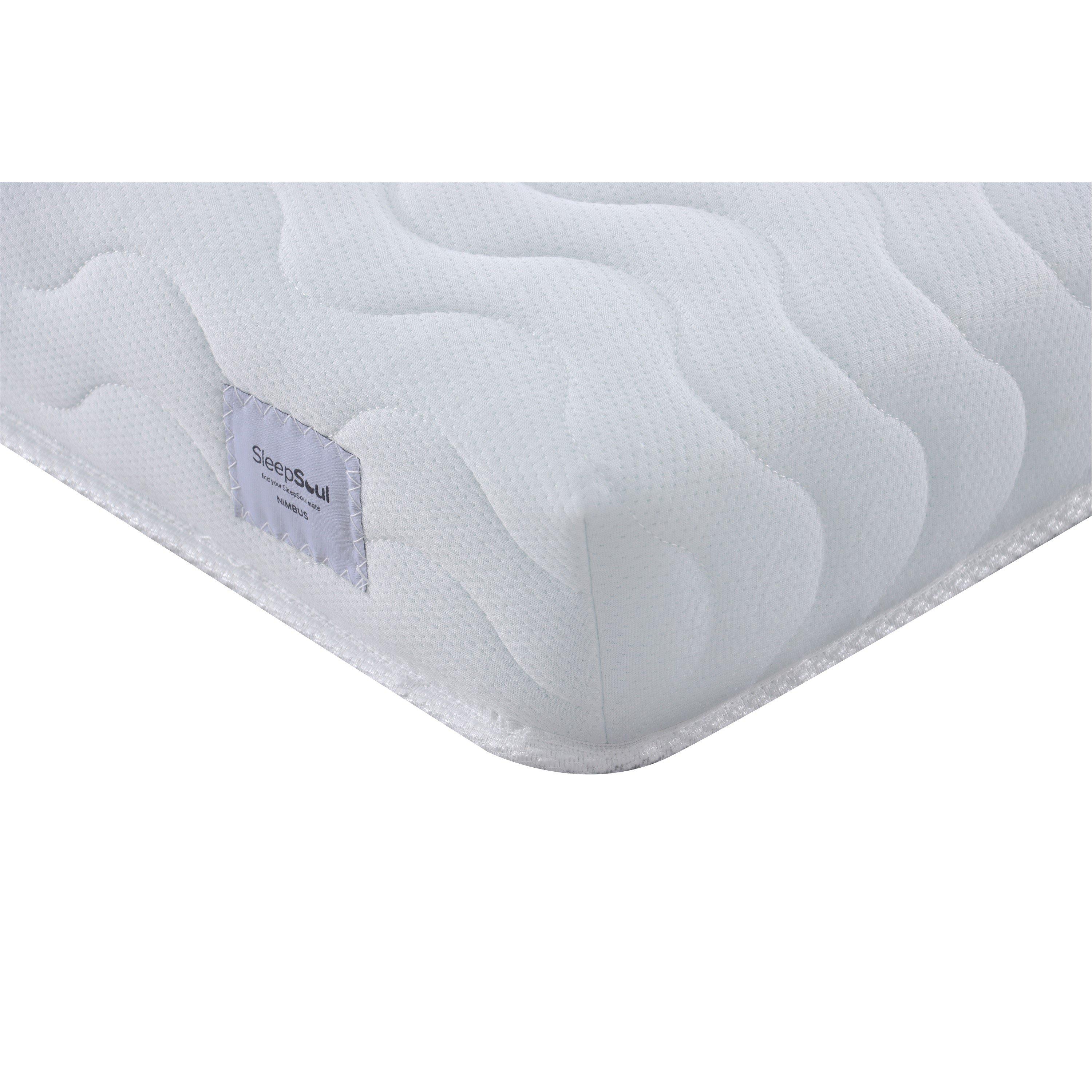 White - SleepSoul - SleepSoul Nimbus Single Foam Mattress - 3