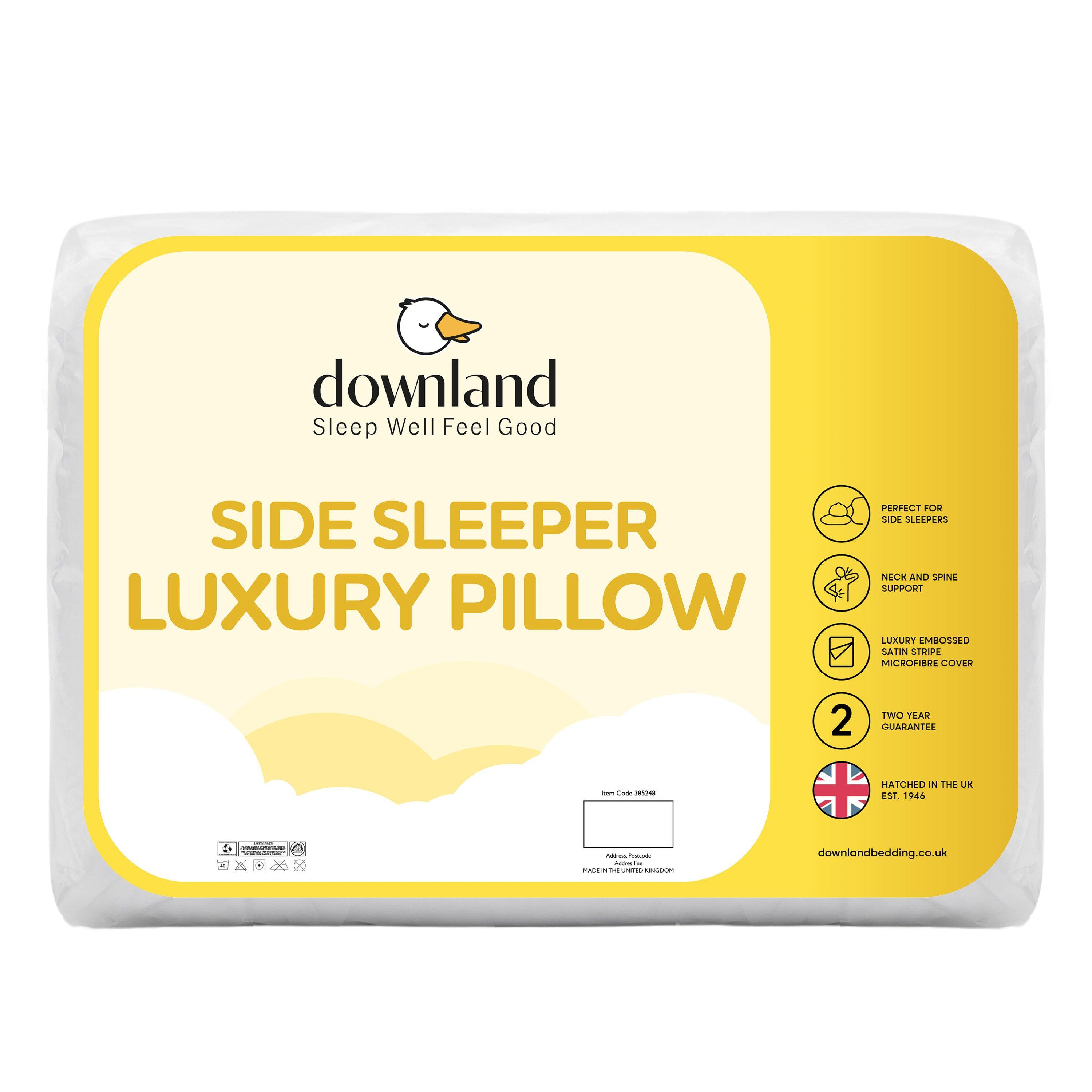 White - Downland - Side Sleeper Pillow - 1