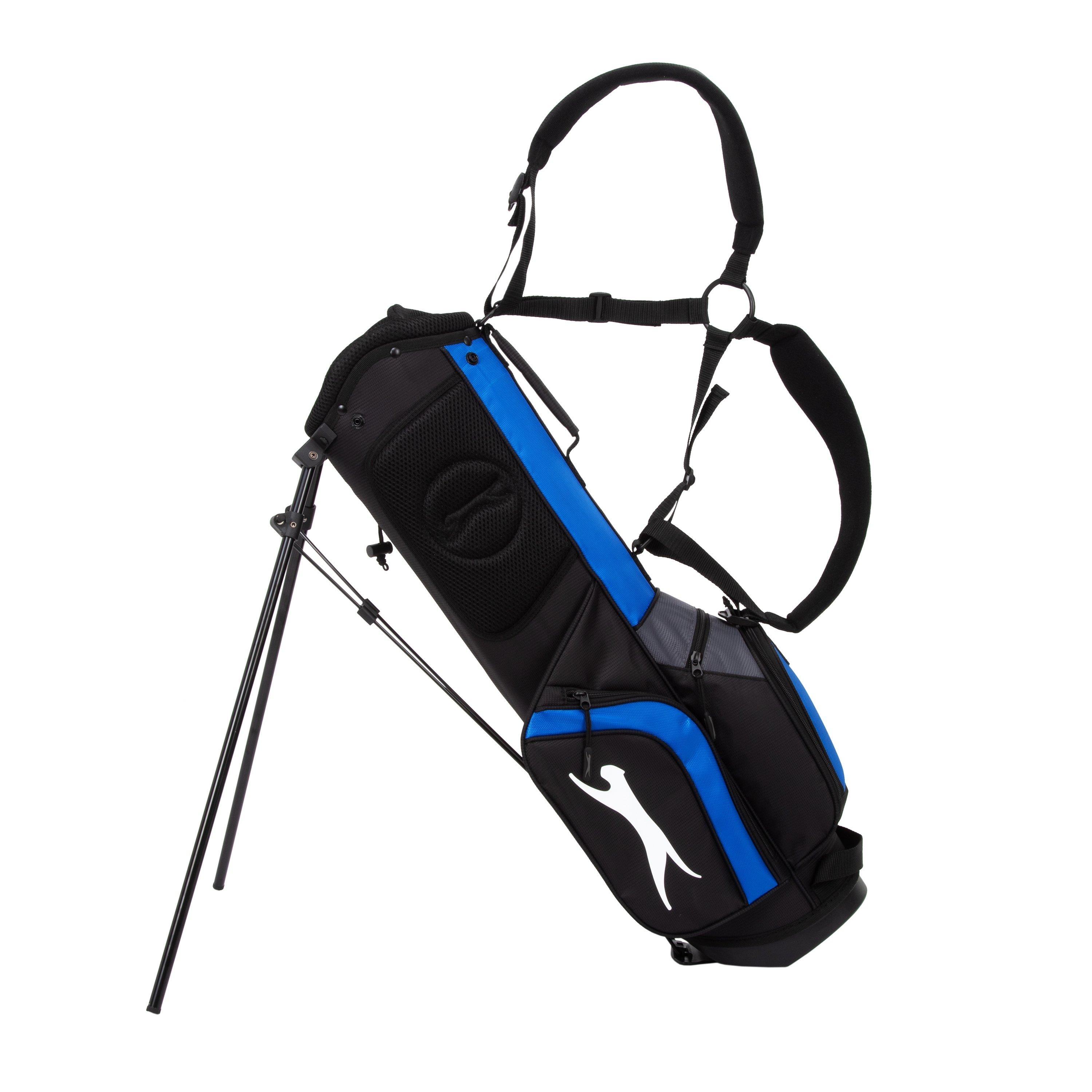 Black/Blue - Slazenger - Ikon Stand Bag Junior - 2