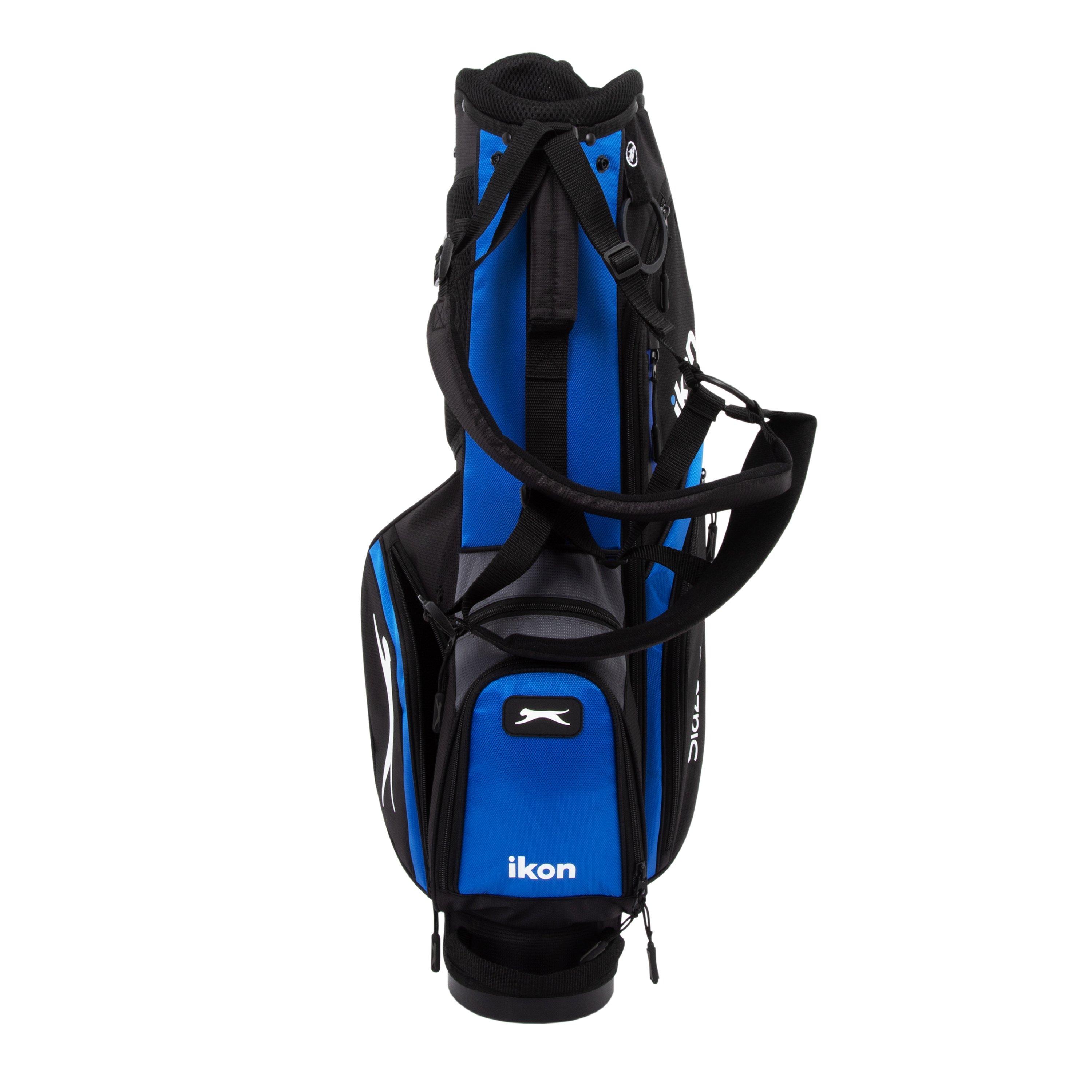 Black/Blue - Slazenger - Ikon Stand Bag Junior - 3