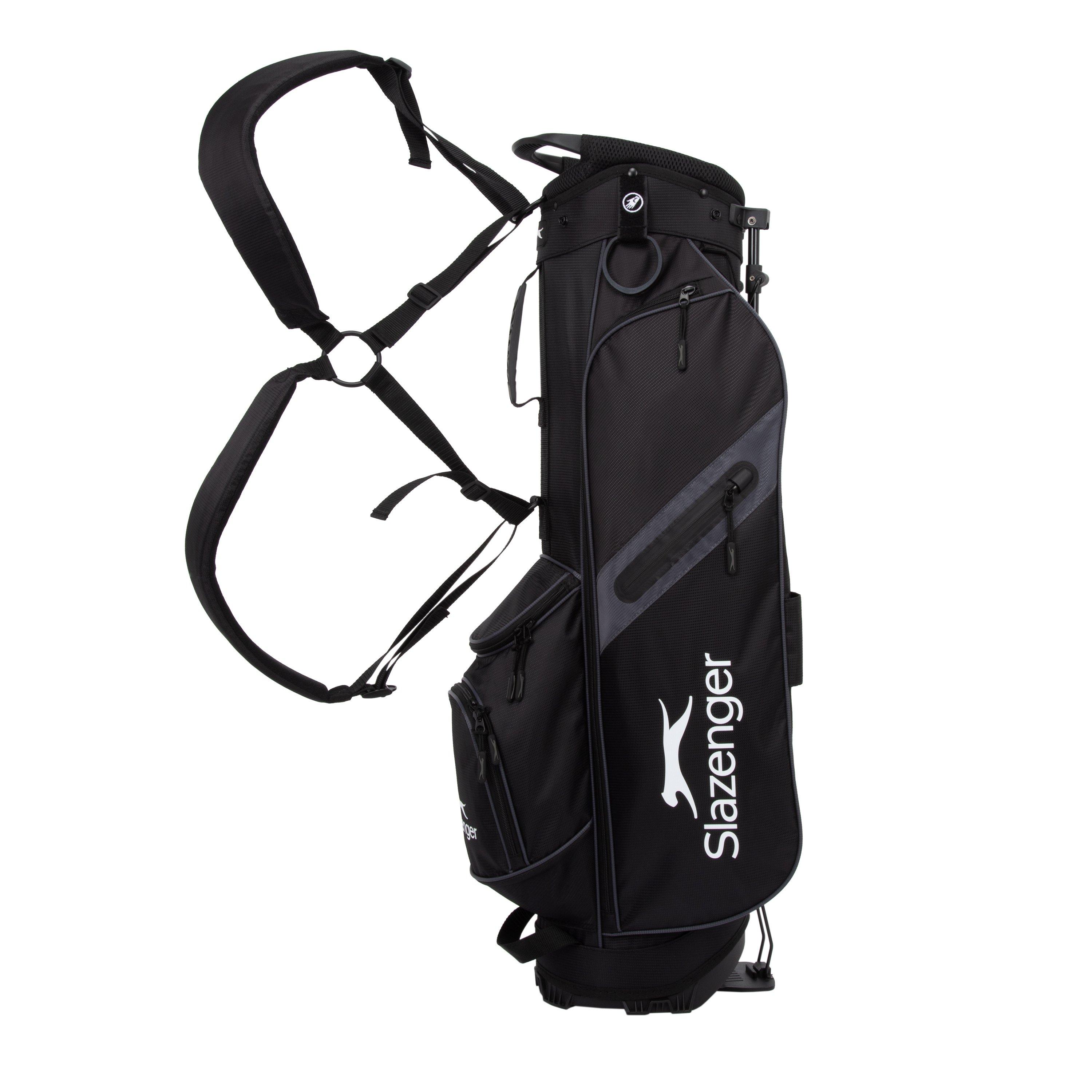 Black/Grey - Slazenger - Micro Stand Bag - 2