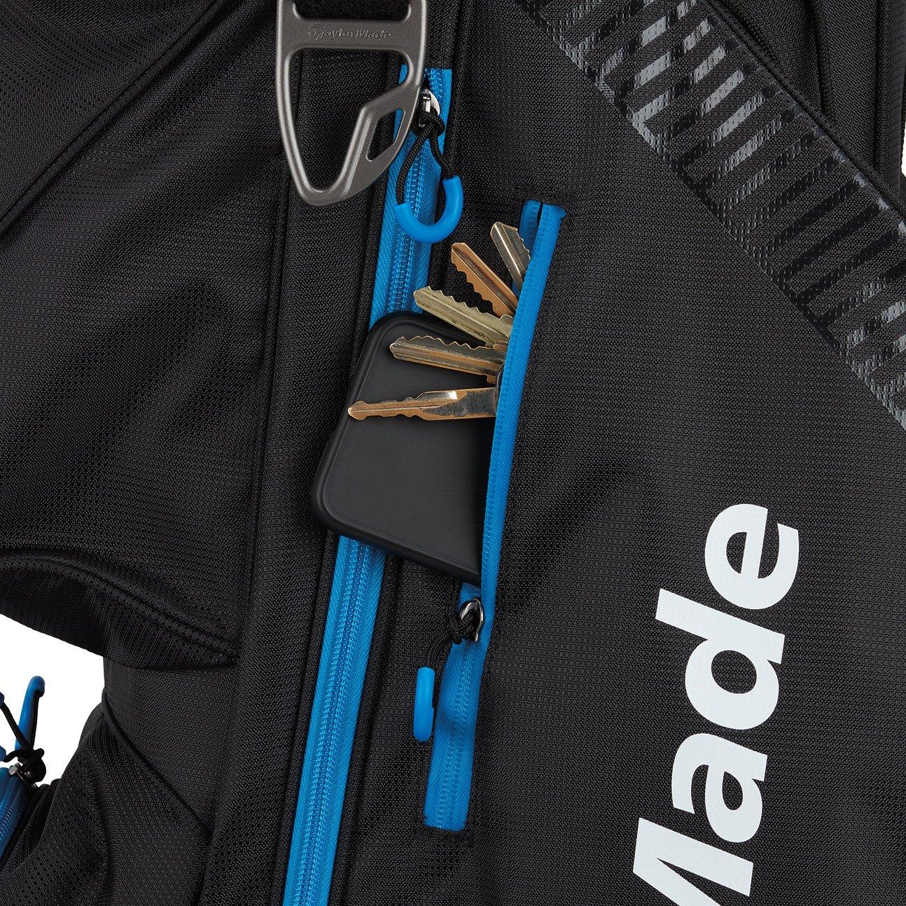 Black/Blue - TaylorMade - Men's Pro Golf Cart Bags - 6