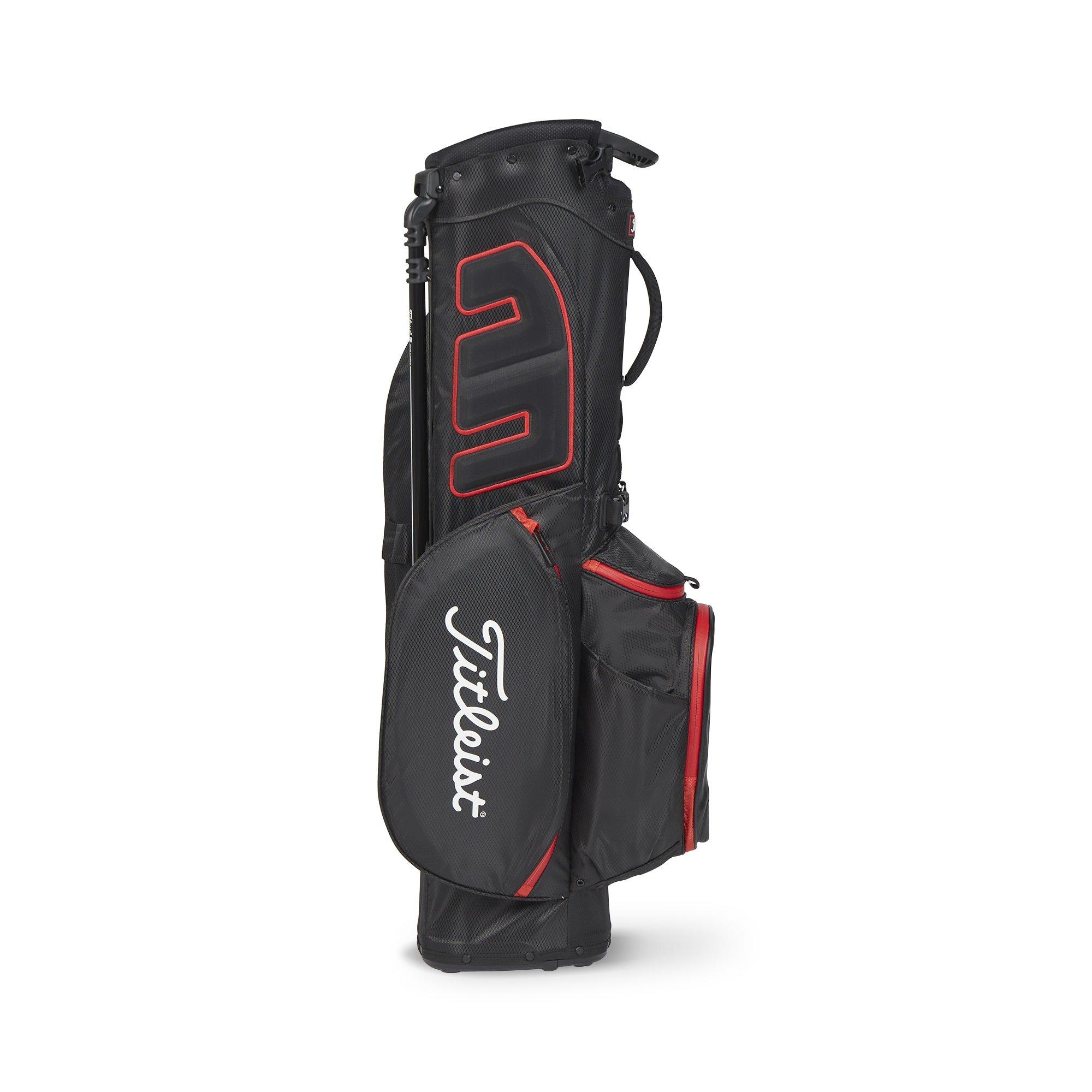 Blk/Red - Titleist - Adults Players Golf Stand Bags - 3