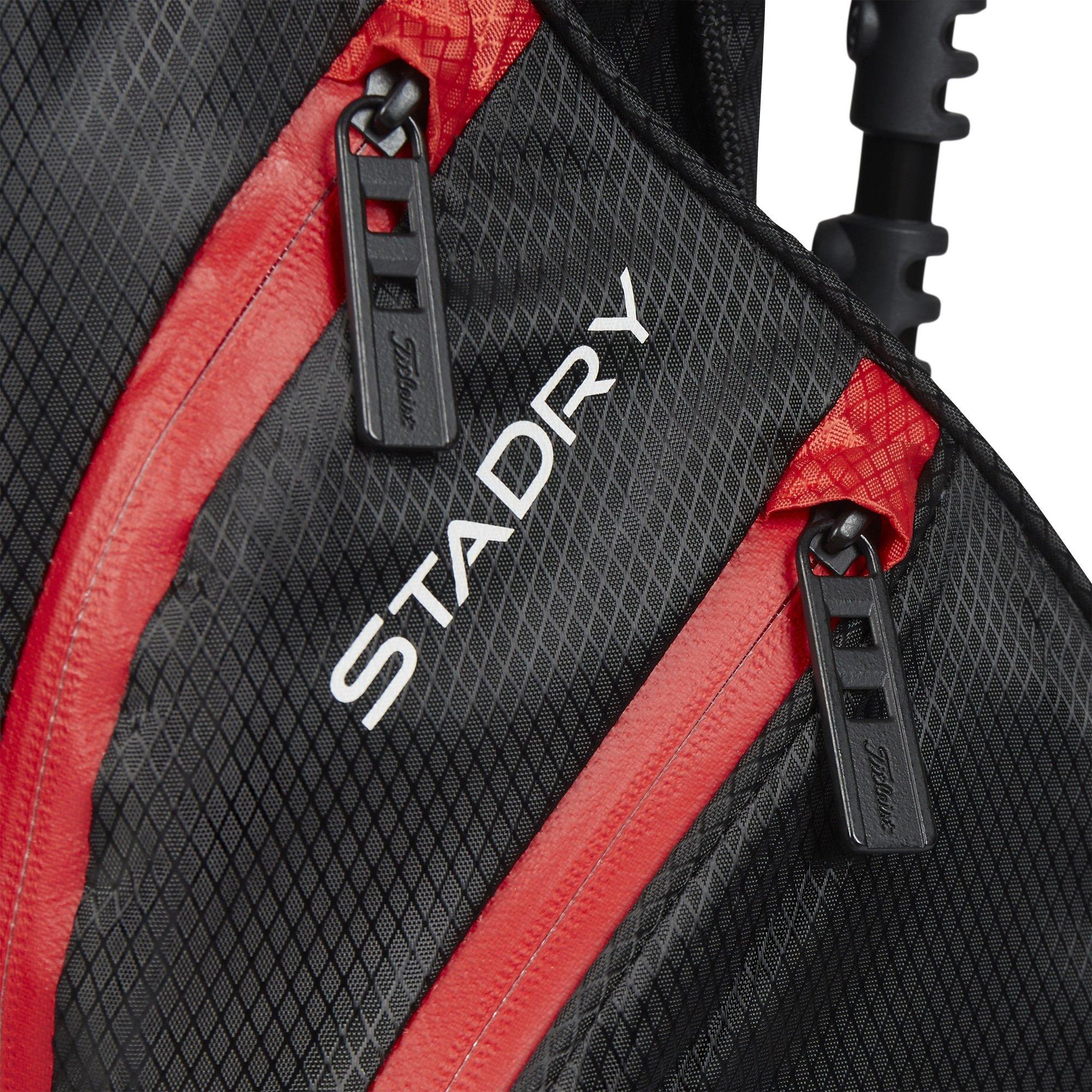 Blk/Red - Titleist - Adults Players Golf Stand Bags - 6