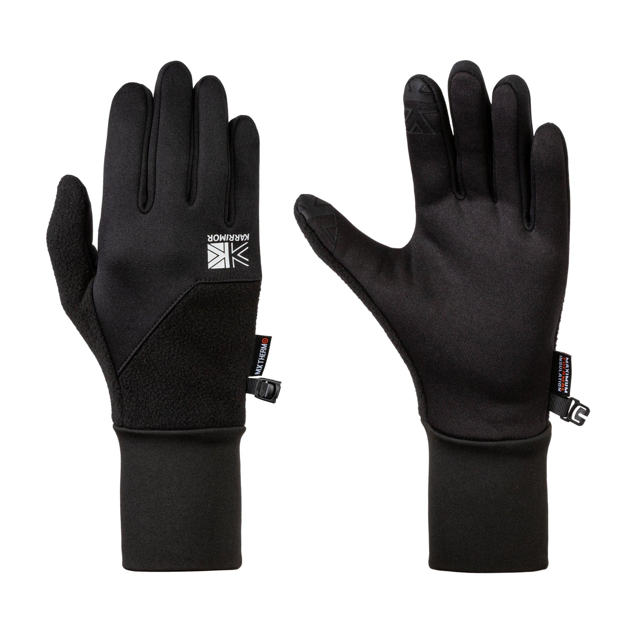 Karrimor  Kids Thermal Running Gloves Juniors - Black - S/M
