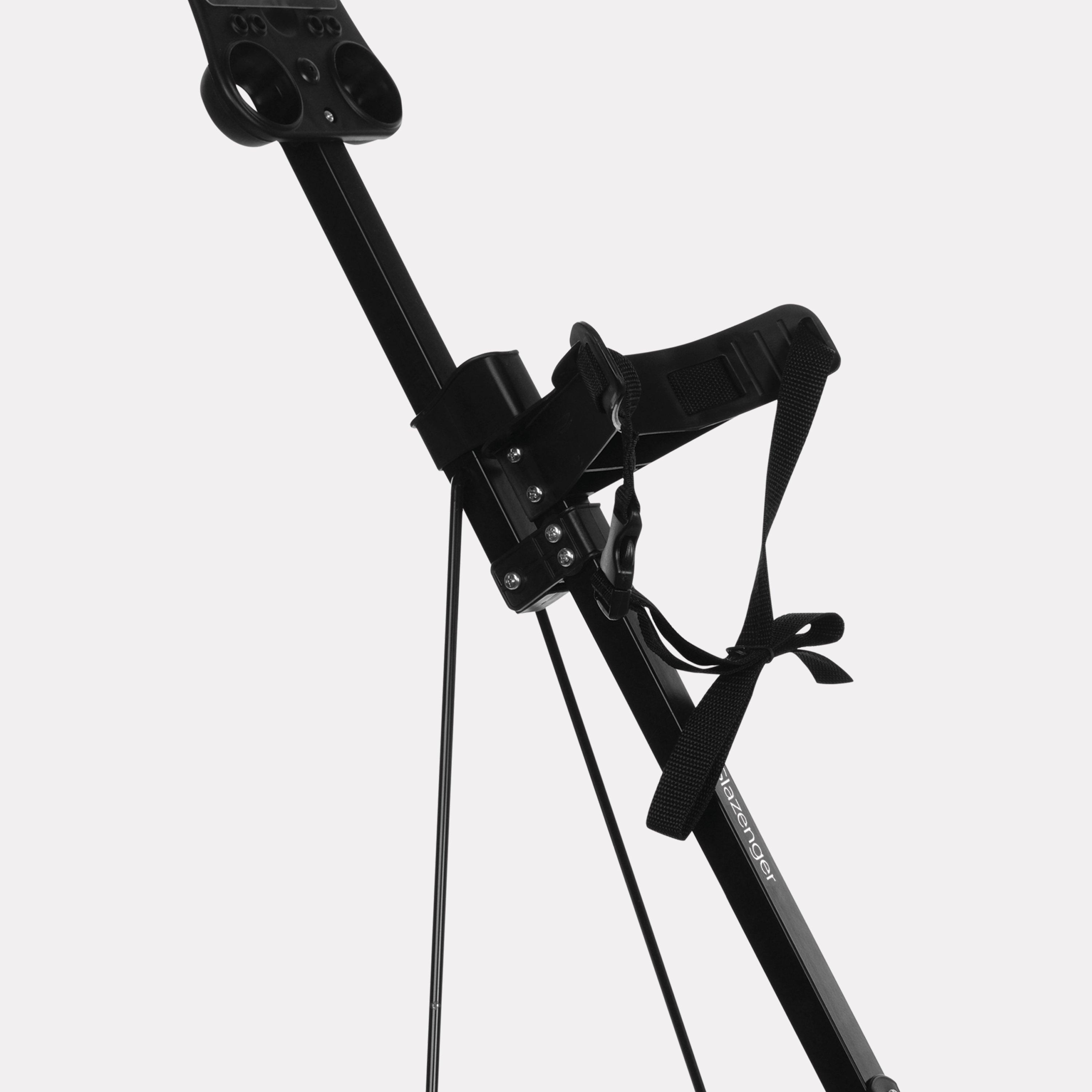 Black - Slazenger - Steel Golf Trolley - 4