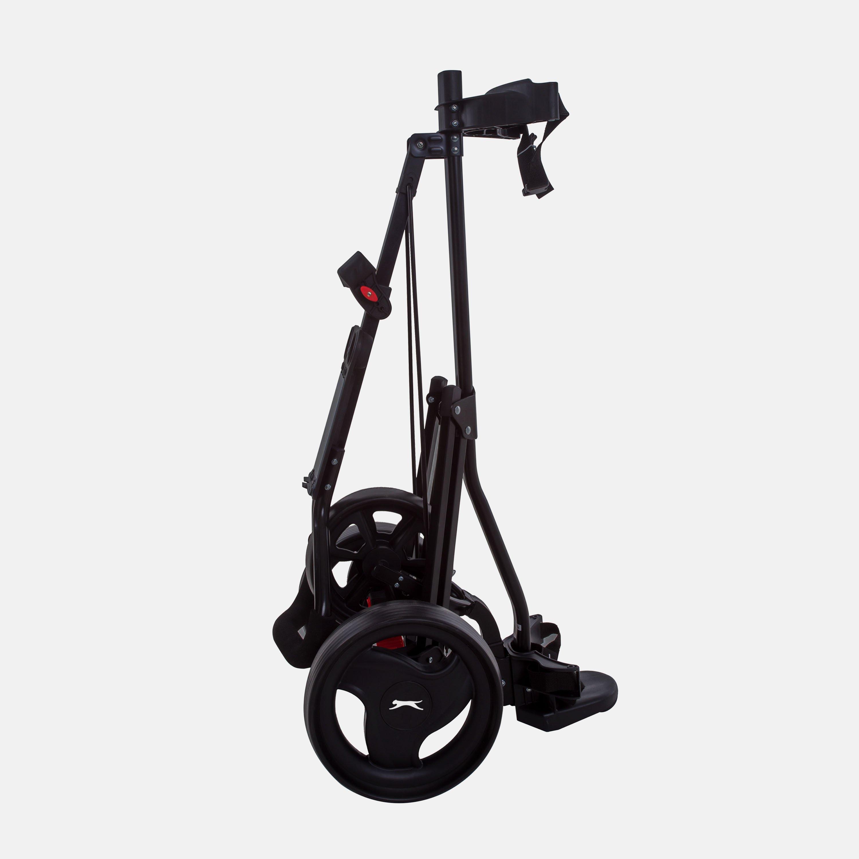 Black - Slazenger - 3 Wheel Golf Trolley - 2