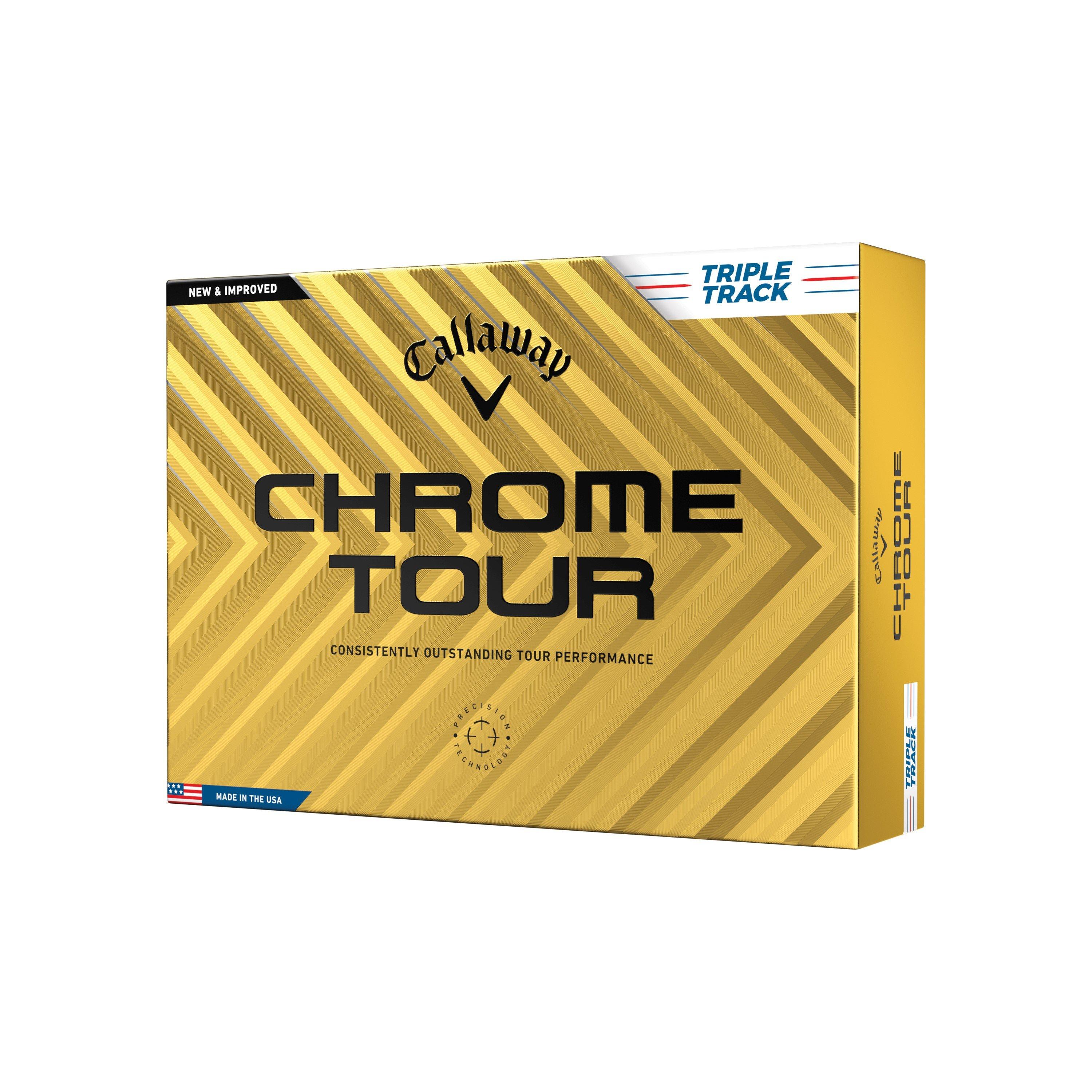 Callaway Men's Chrome Tour Golf Balls Triple Track