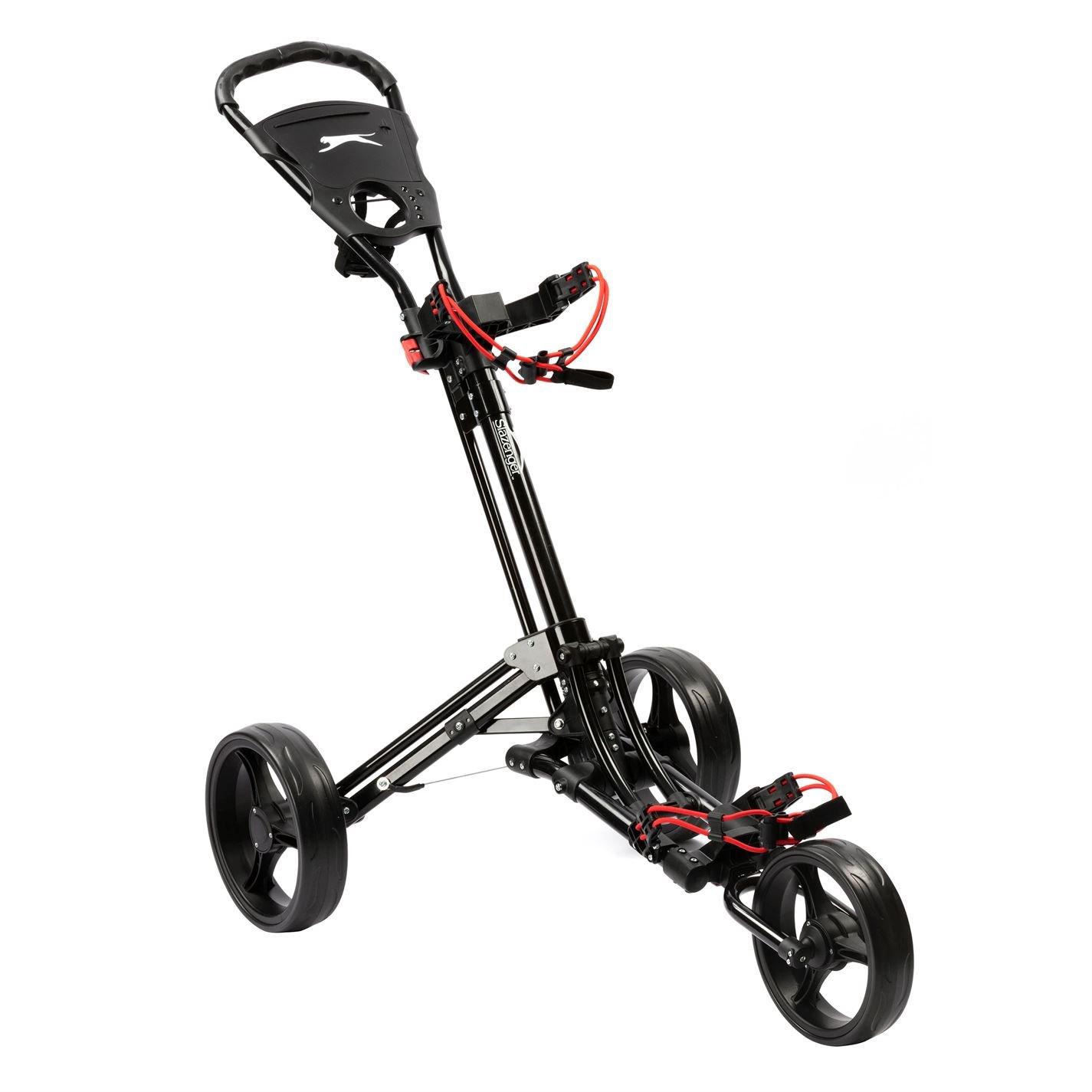 Black - Slazenger - 1 Click Golf Trolley - 1