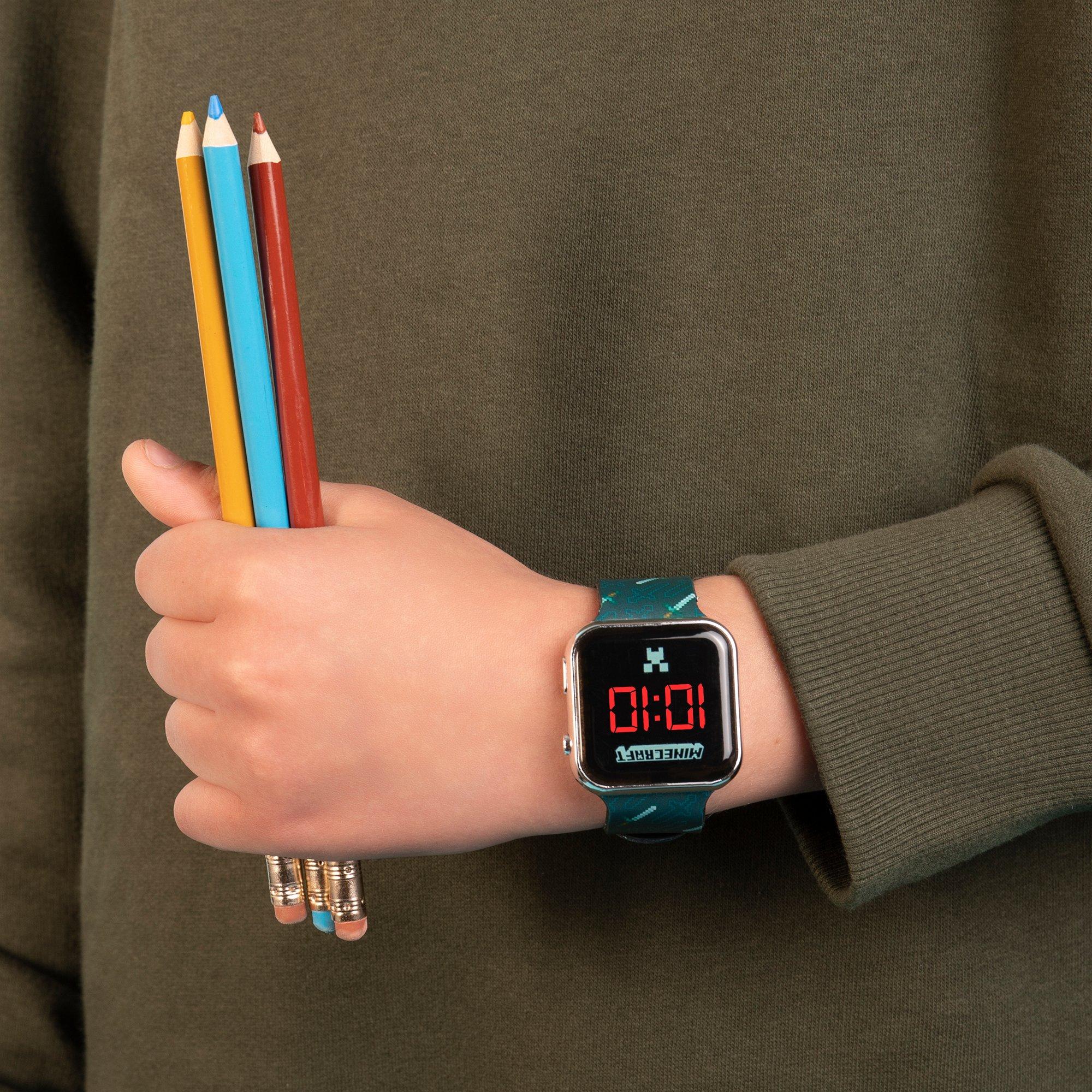 None - Minecraft - Minecraft Black Strap LED - 2