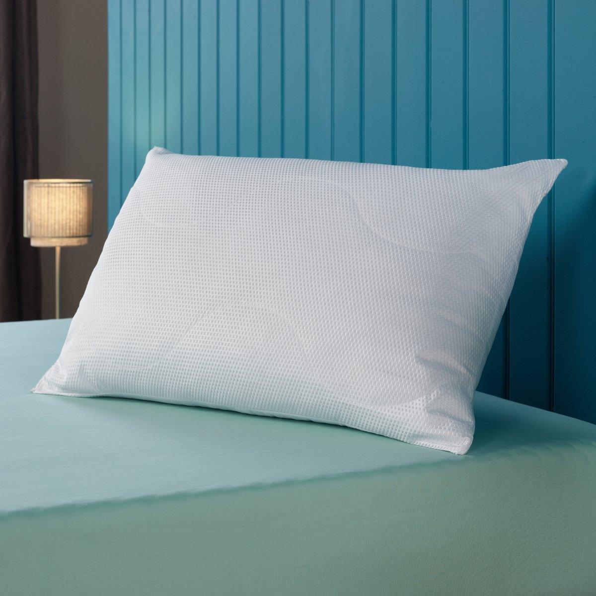 White - Downland - Luxury Waffle  Pillow Pair - 3