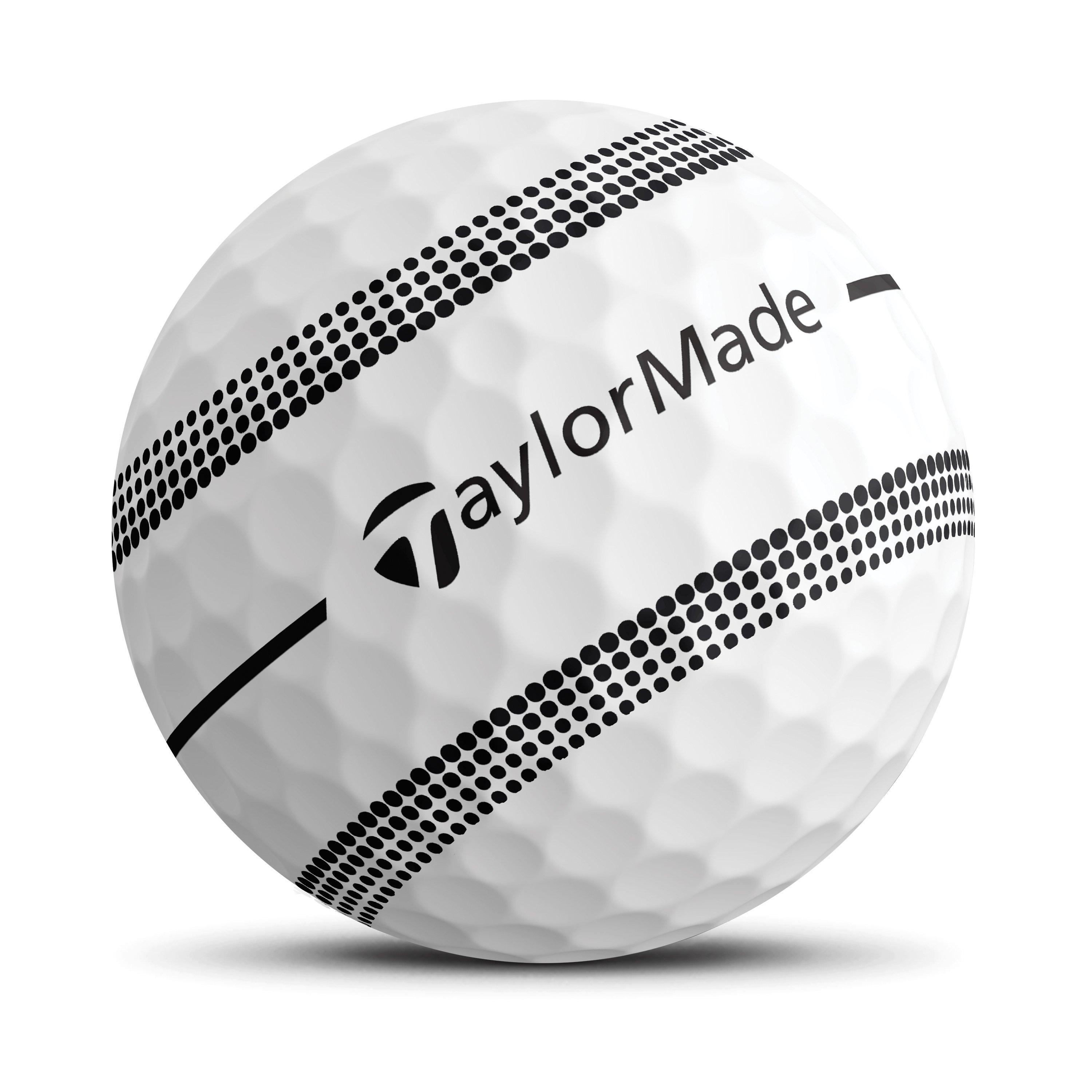 Bijela - TaylorMade - TP5 Stripe Golf Balls - 1