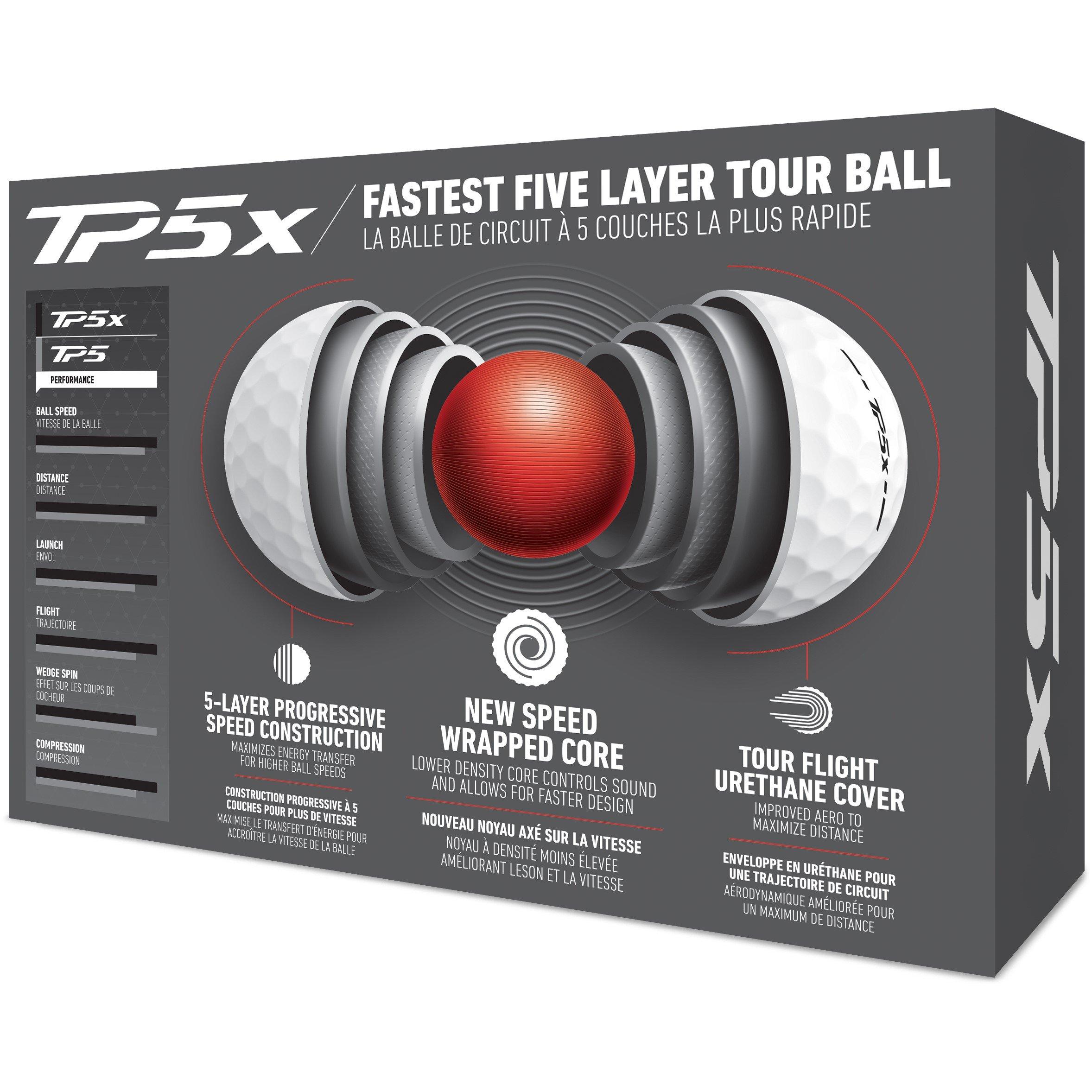 White - TaylorMade - TP5x GLB dz 10 - 2