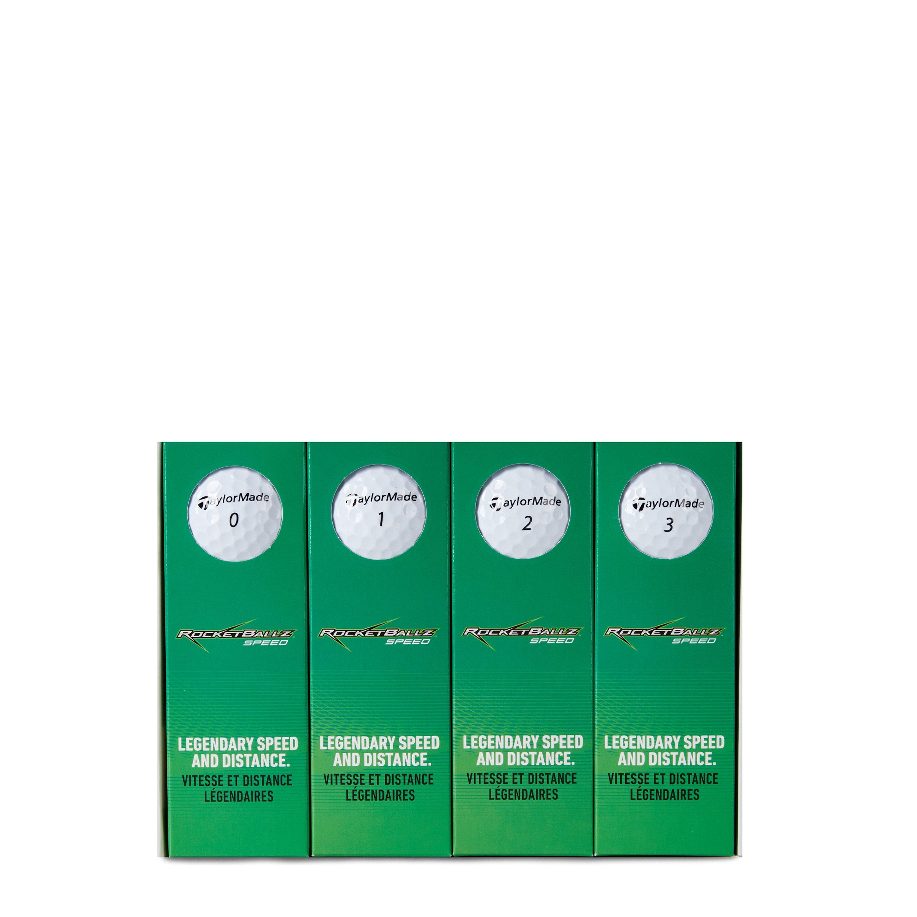 White 12Pk - TaylorMade - Rocketballz Speed Golf Balls - 3