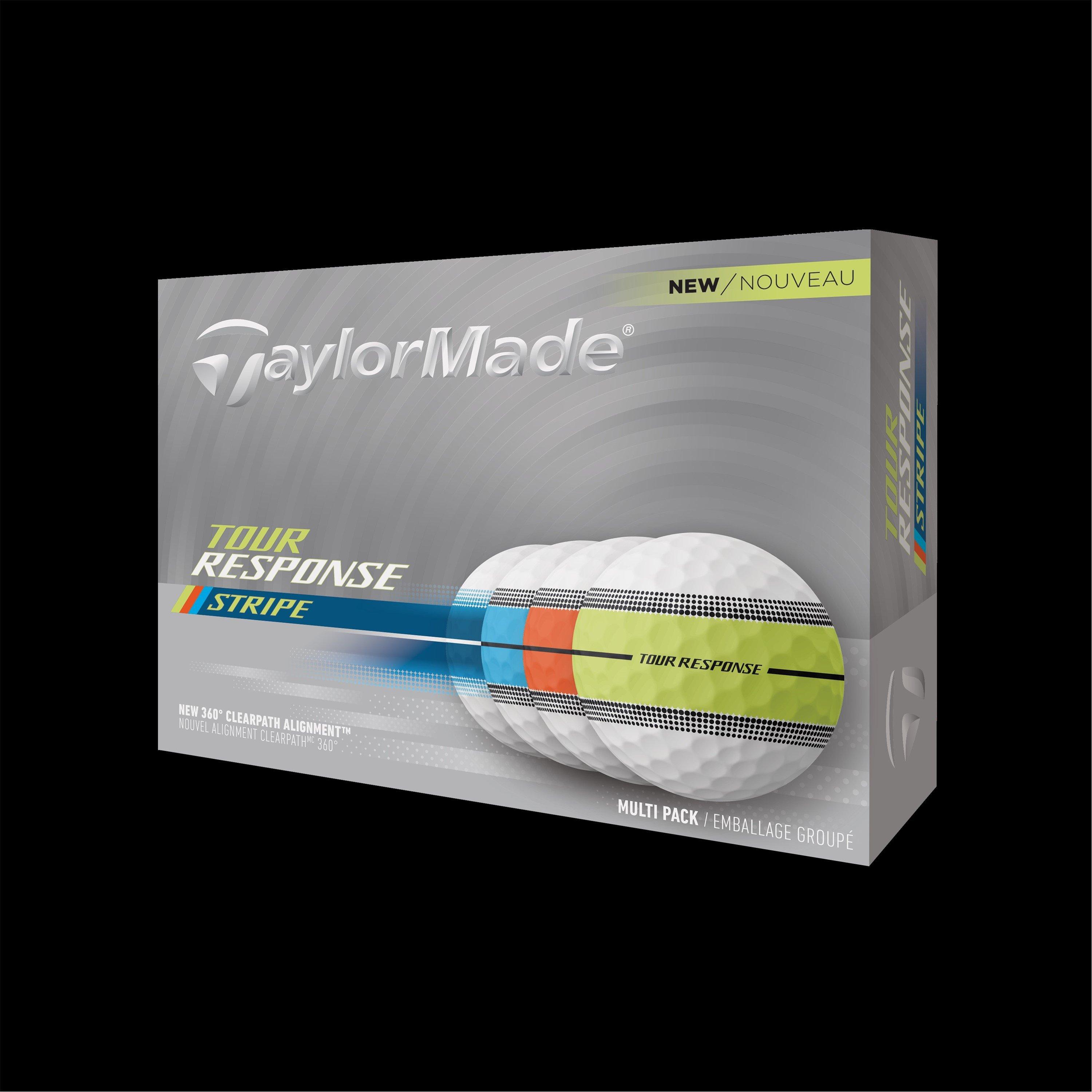 Multi - TaylorMade - Adults T Response 10 Golf Balls - 1