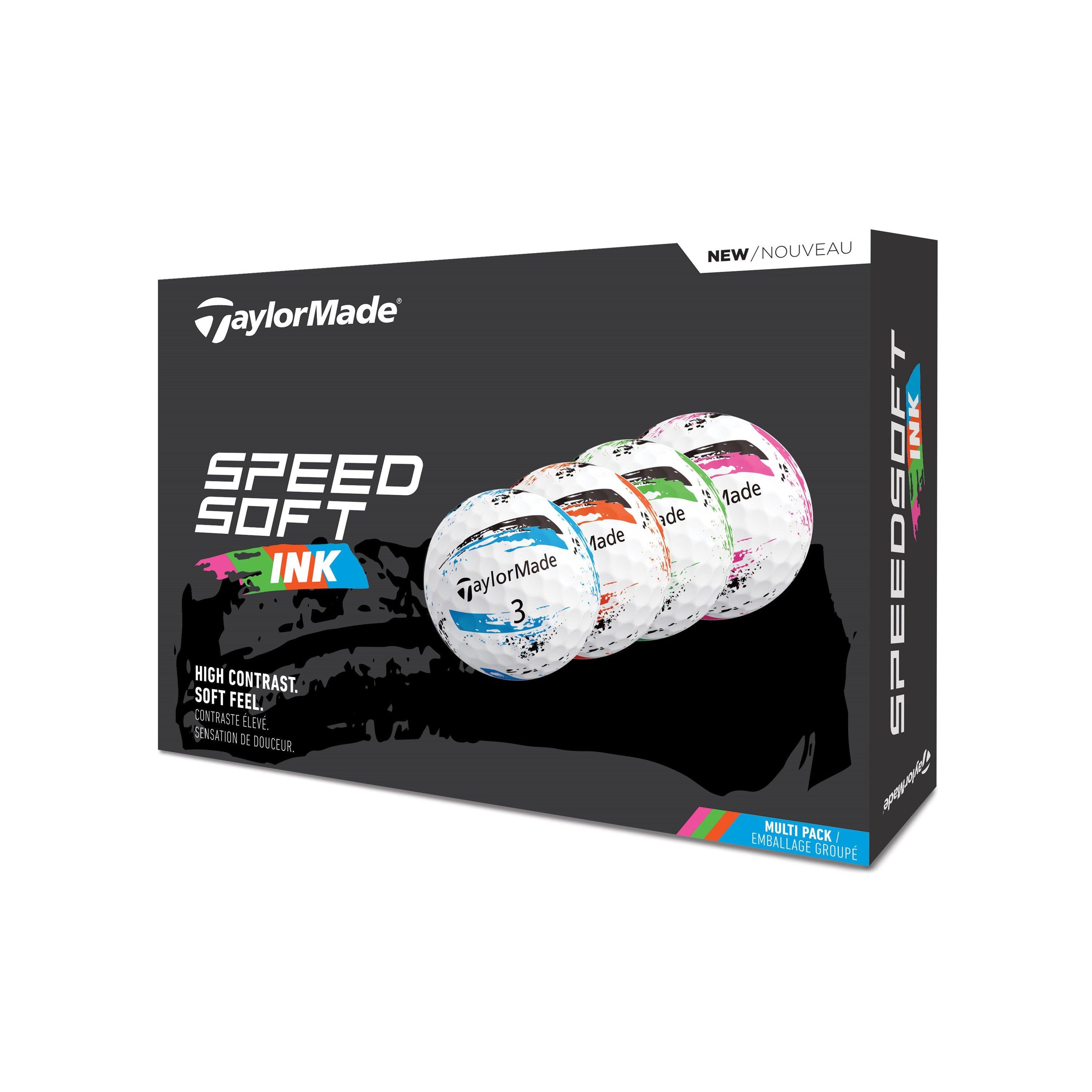 INKT Multi - TaylorMade - Adults Speedsoft 10 Golf Balls - 1