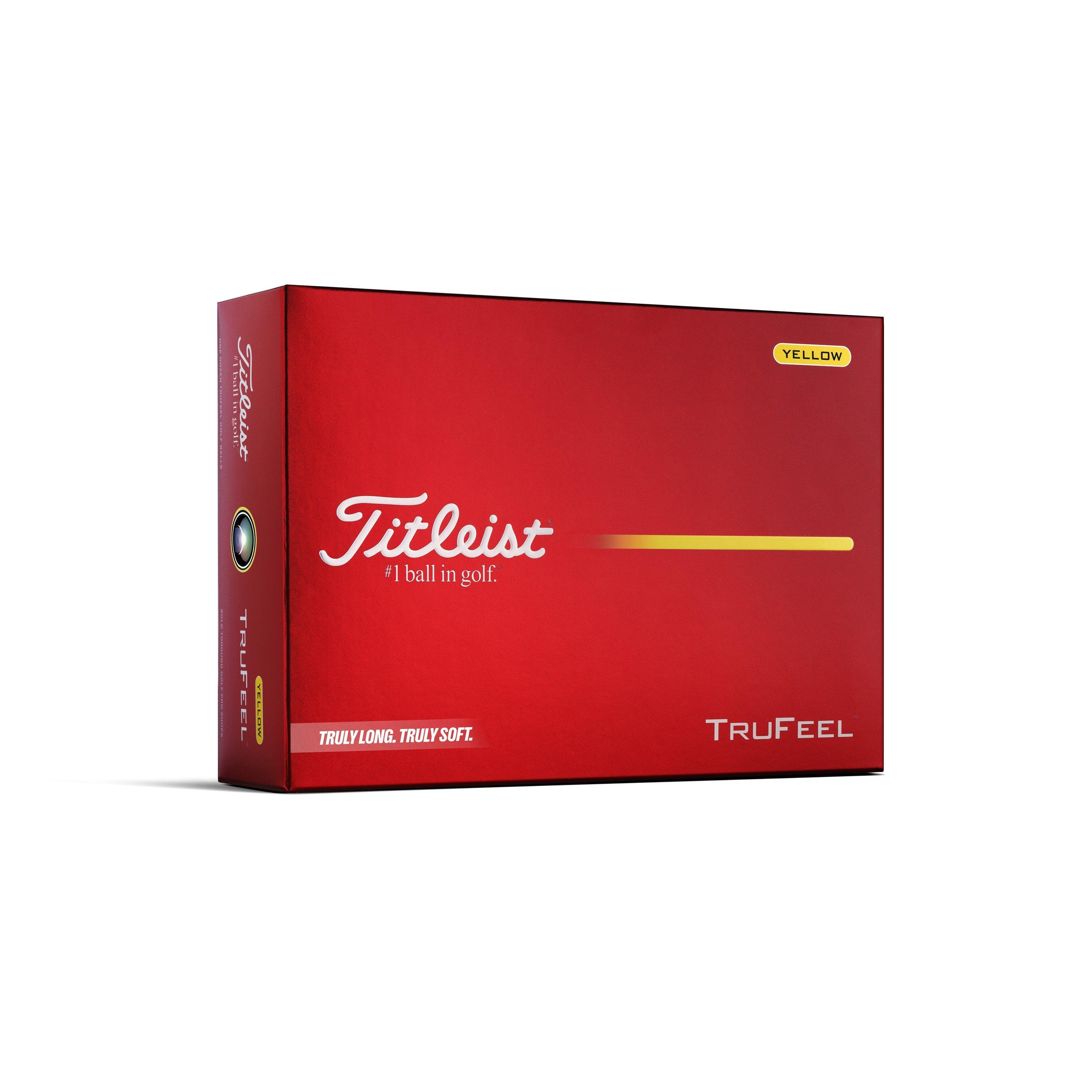 Yellow - Titleist - 2026 TruFeel Golf Balls (12-ball pack) - 1