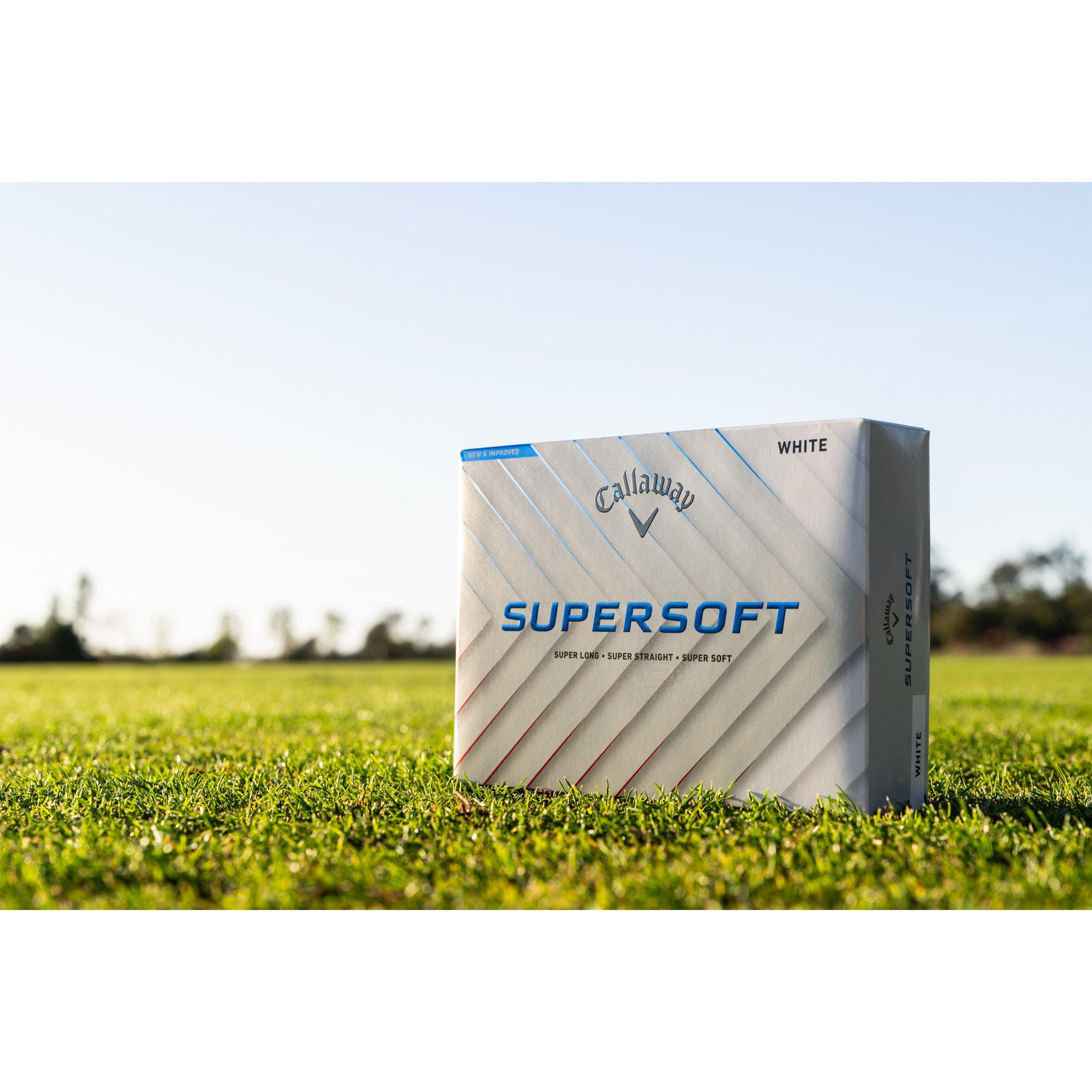 Callaway Men's Supersoft Golf Balls Dozen Balls - White 12Pk