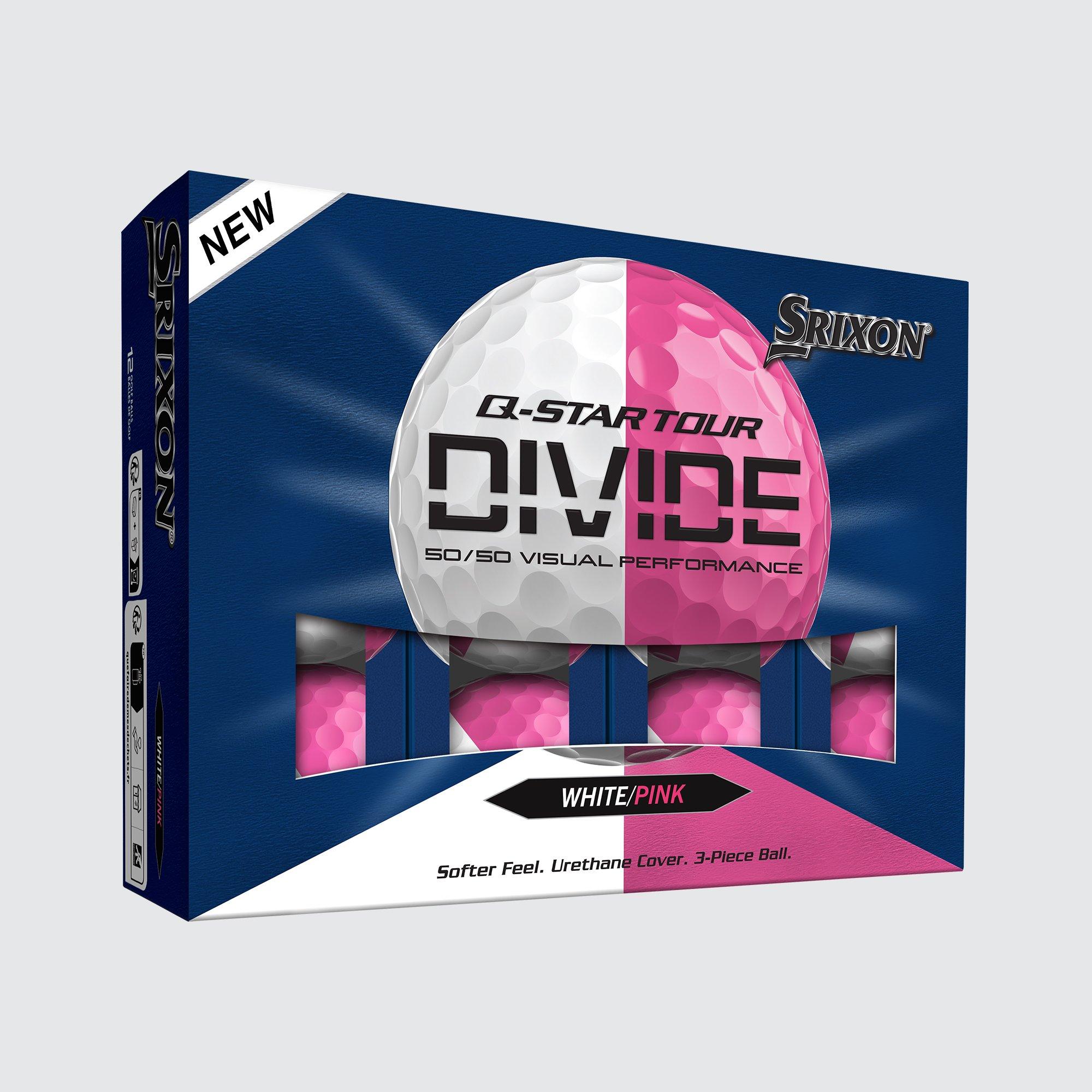 Blanc/Rose - Srixon - Adults Q Star Golf Balls - 2