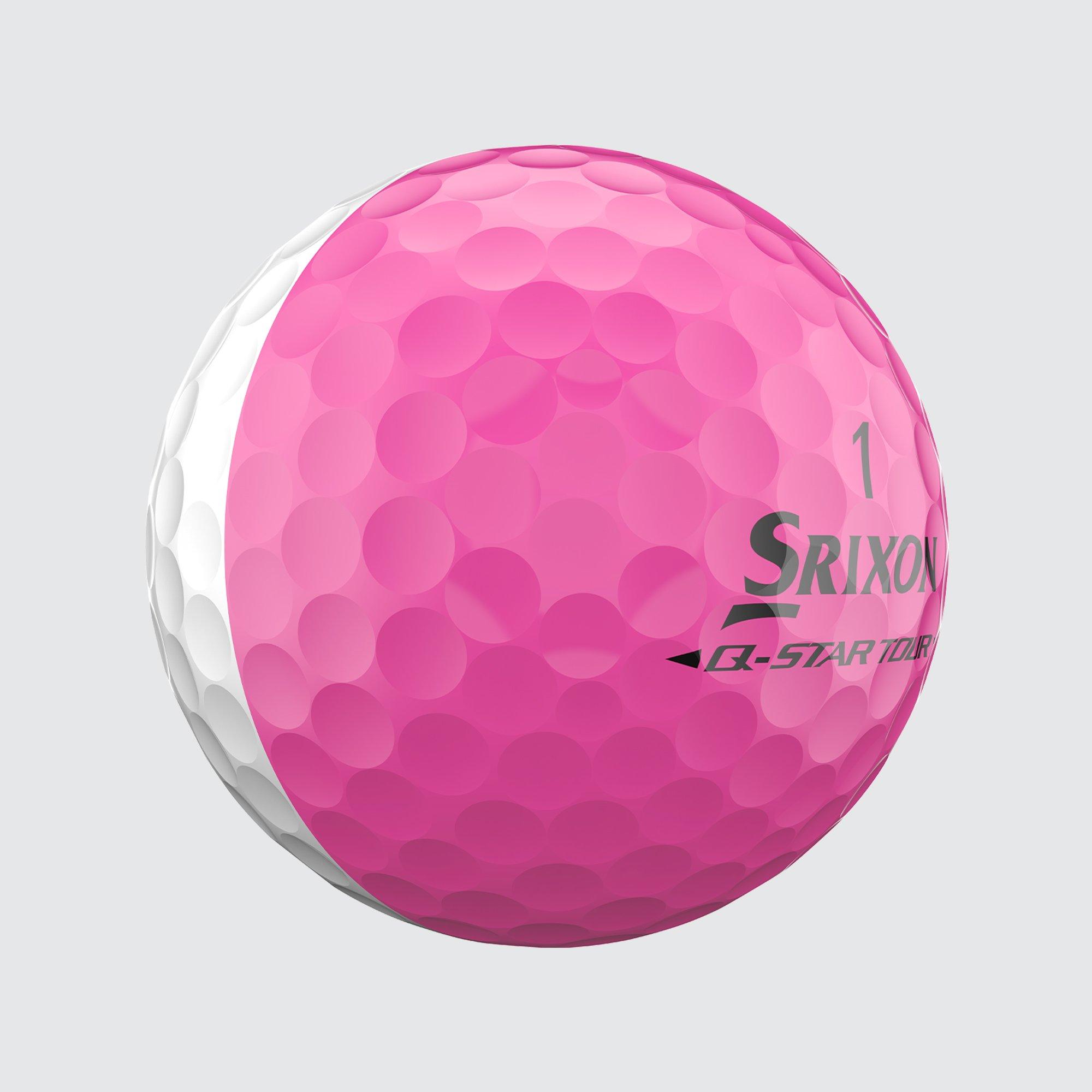 Blanc/Rose - Srixon - Adults Q Star Golf Balls - 4
