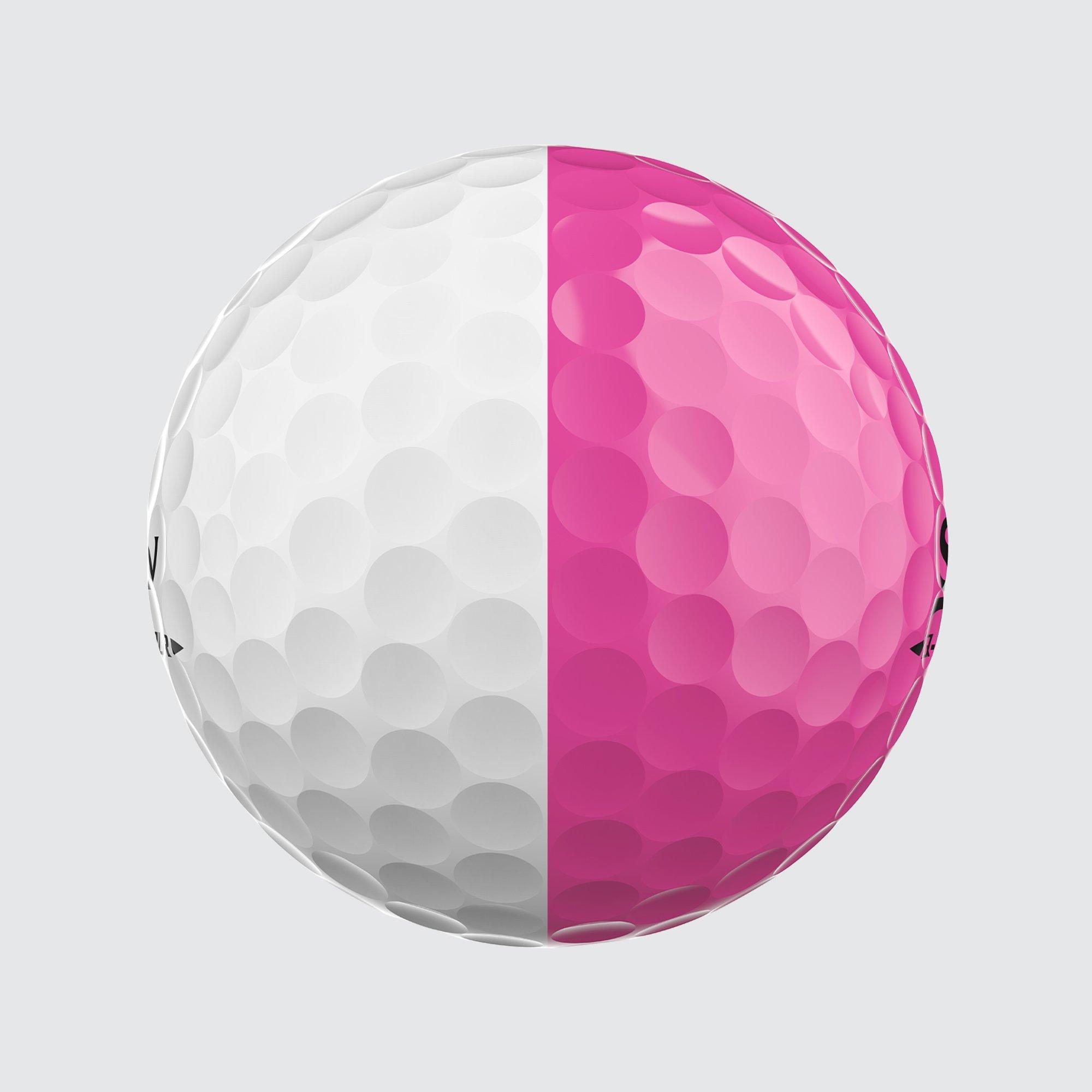 Blanc/Rose - Srixon - Adults Q Star Golf Balls - 5