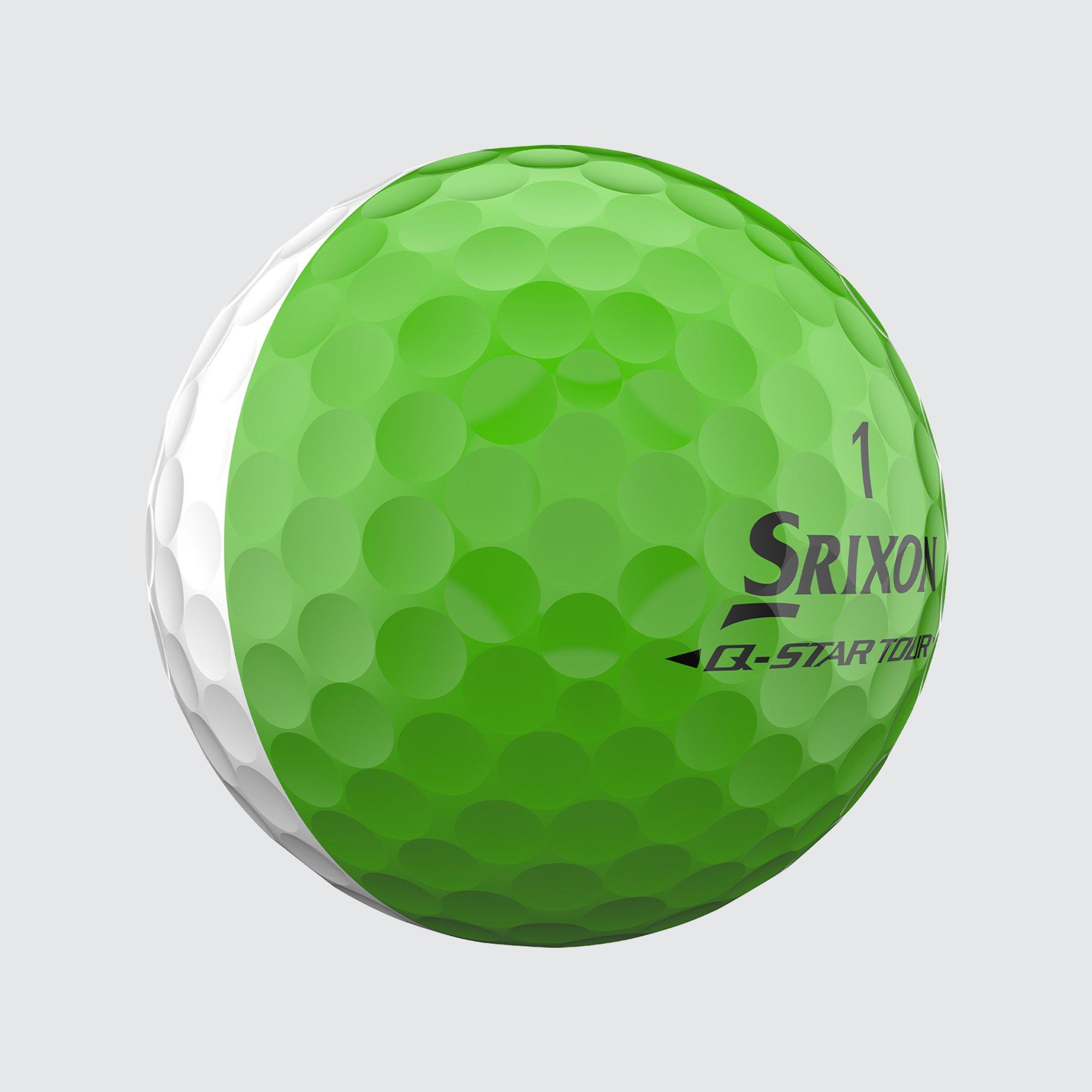 Bijela/Limetina - Srixon - Adults Q Star Golf Balls - 4