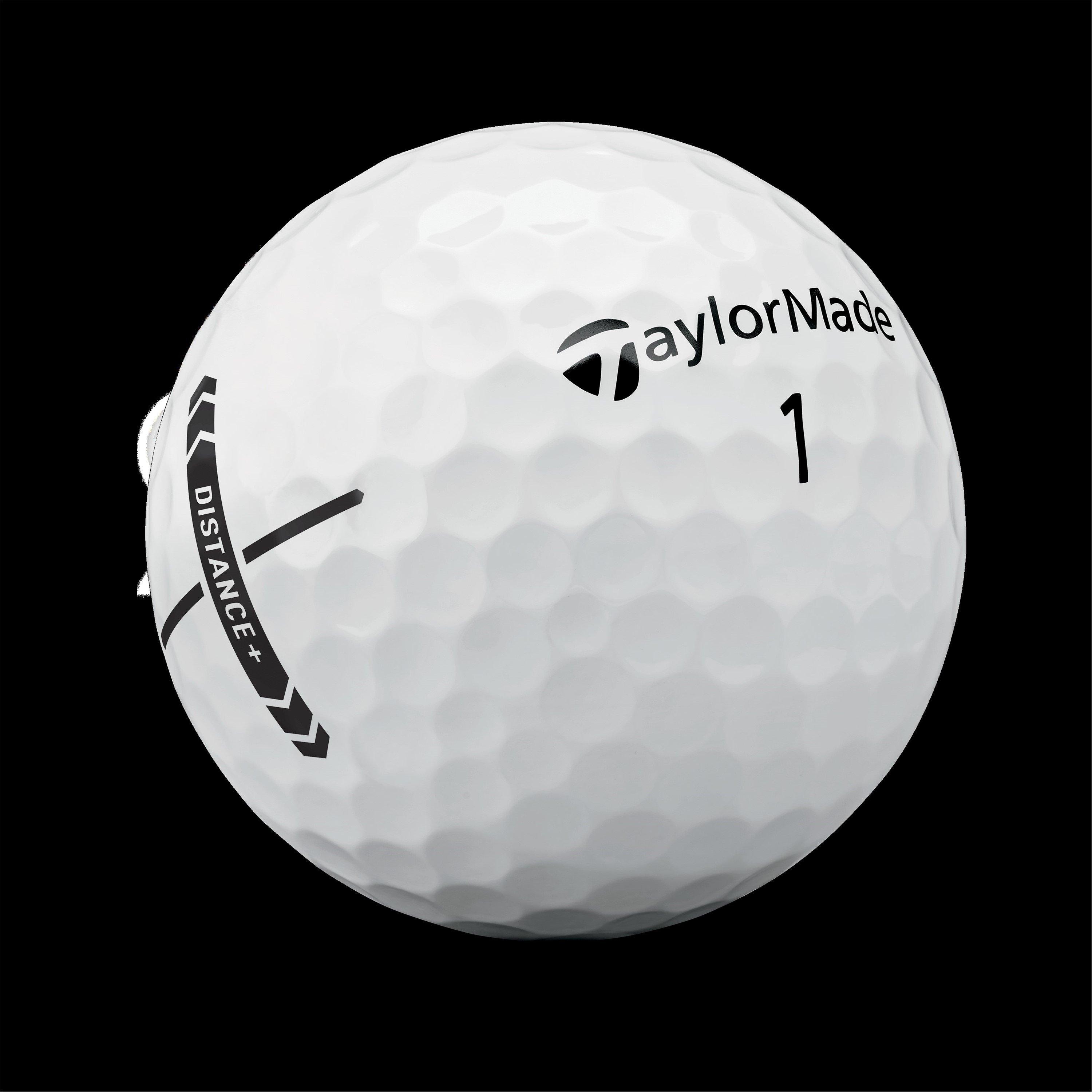 Weiß - TaylorMade - Distance+ Golf Balls 12 Pack - 4