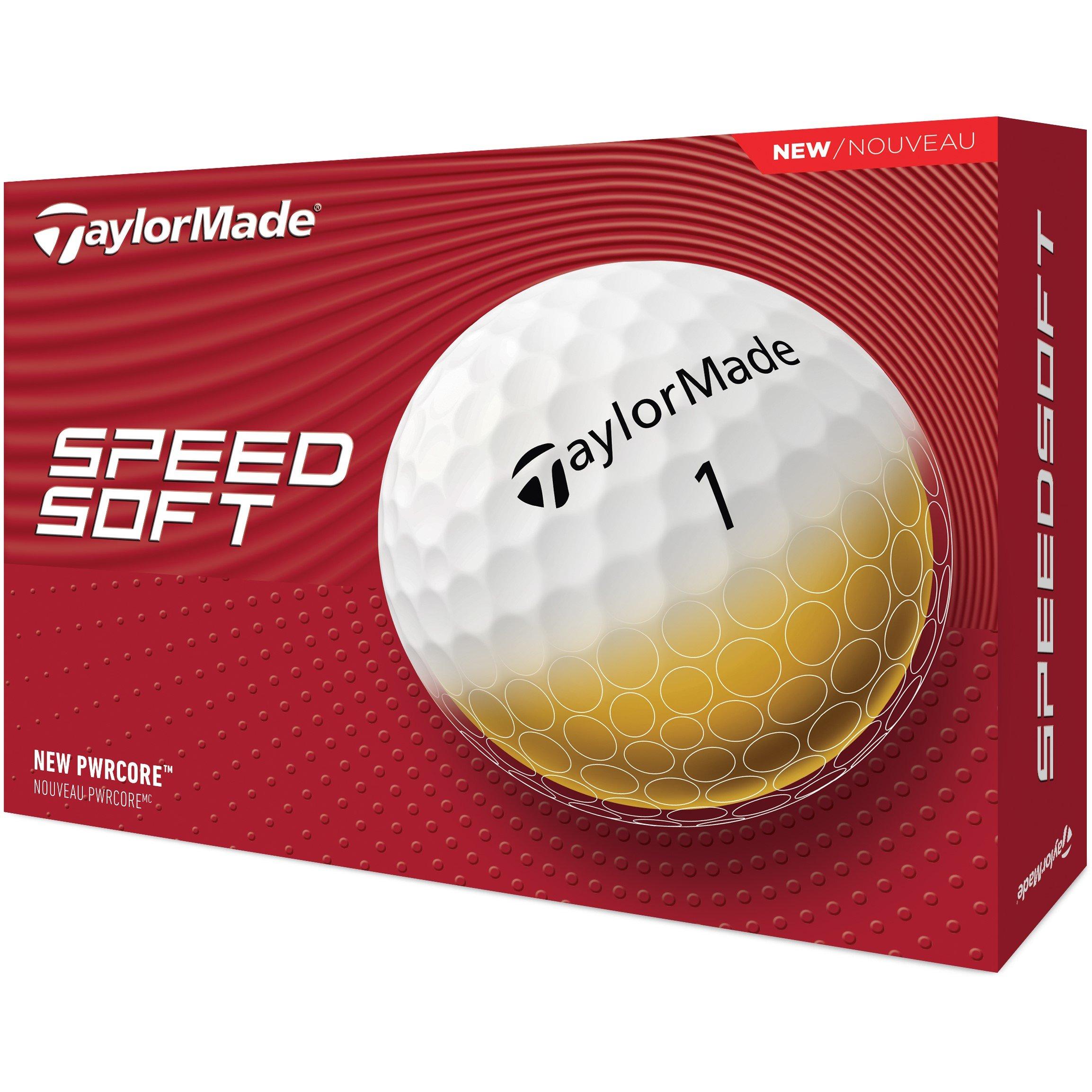 White 12Pk - TaylorMade - SpeedSoft Golf Balls - 1