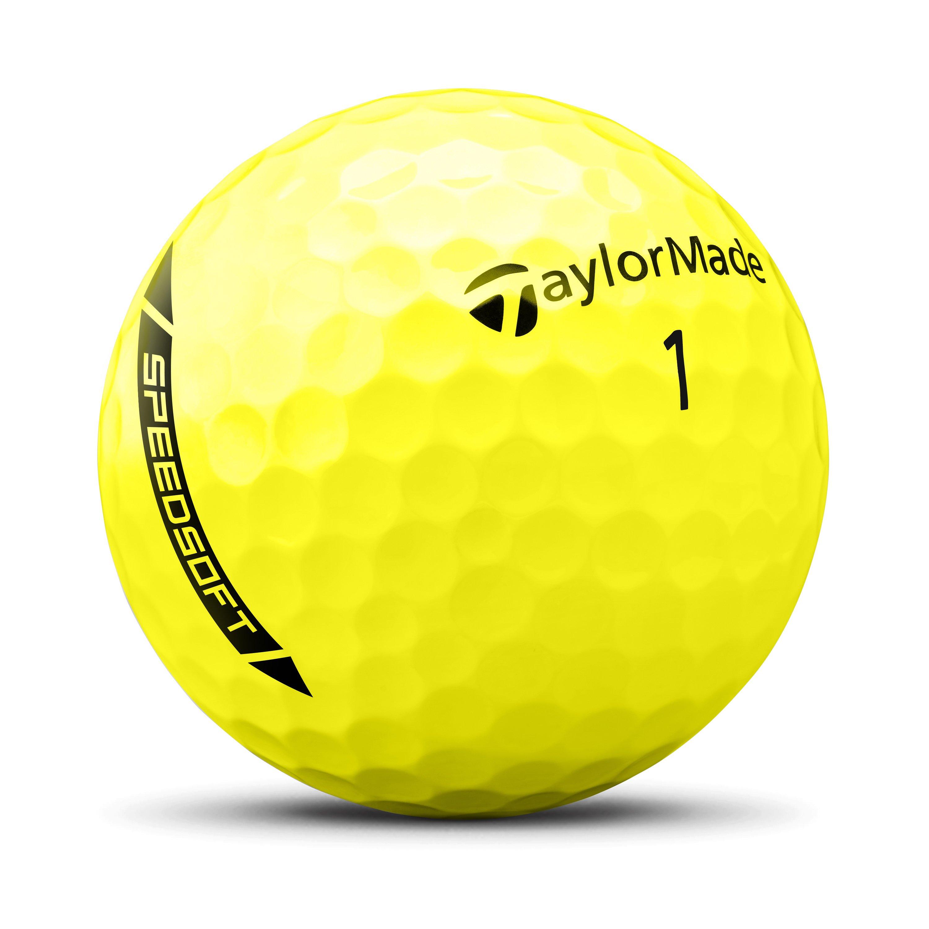 Yellow - TaylorMade - SpeedSoft Golf Balls - 3