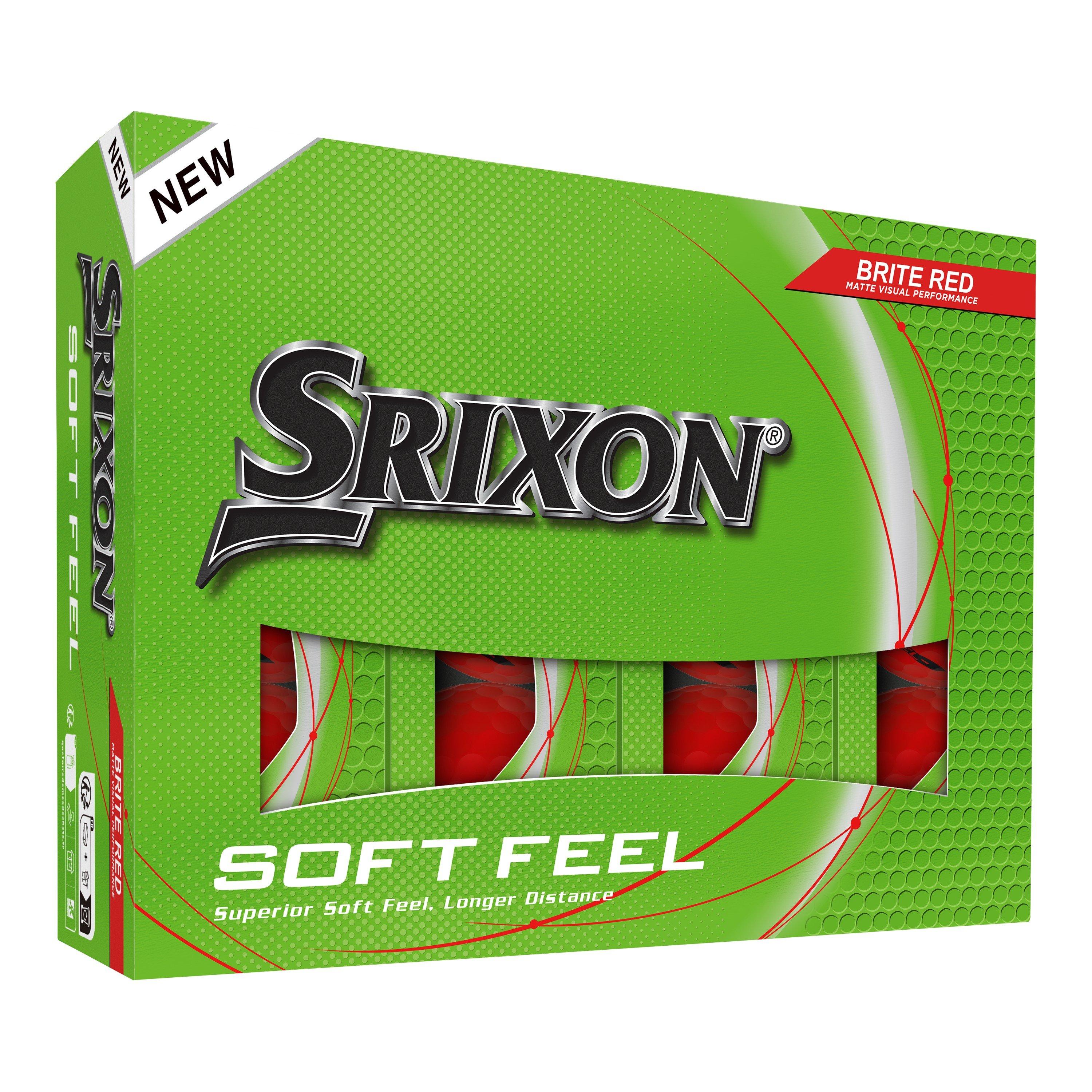 Srixon  Soft Feel Golf Balls 12 Pack - Red