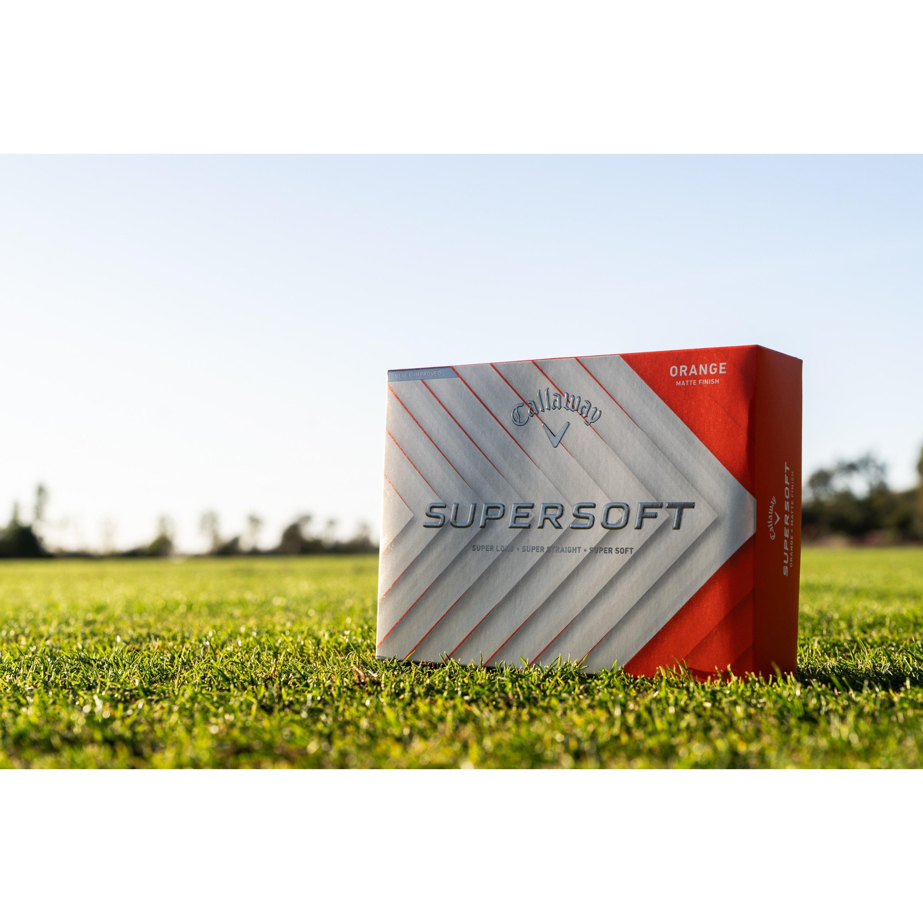 Callaway  Supersoft Matte Golf Ball Pack - Orange