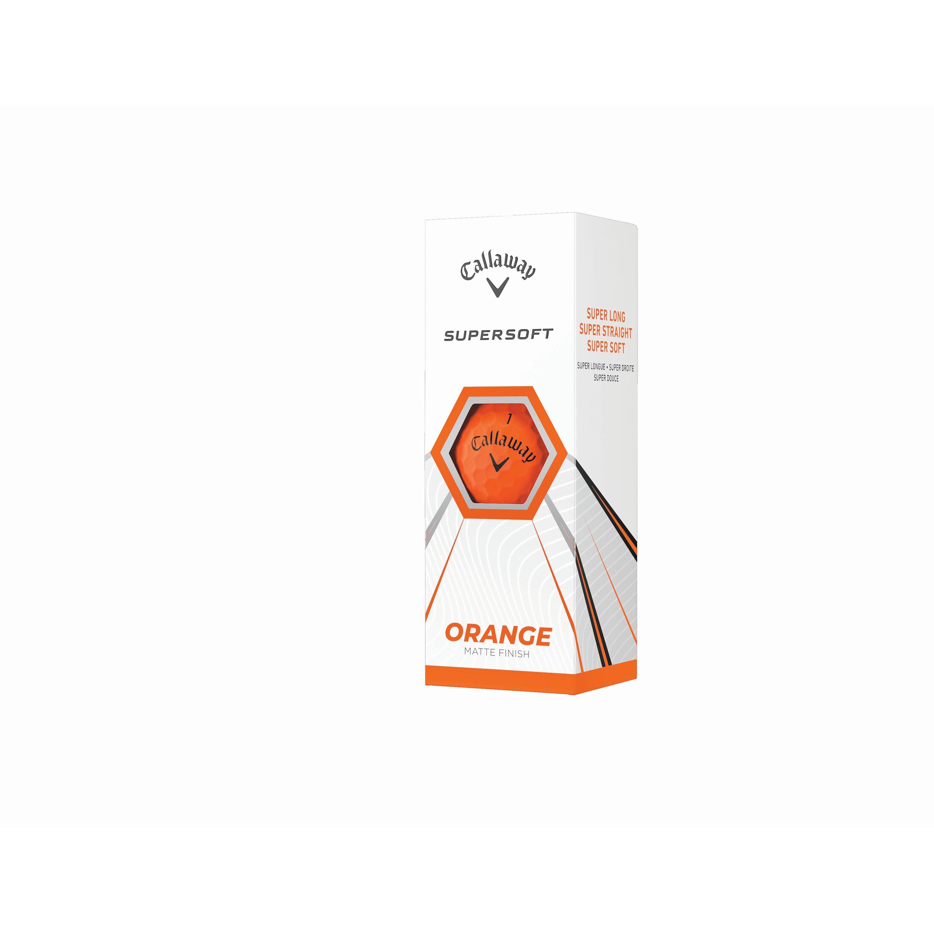 Naranja - Callaway - Supersoft Matte Golf Ball Pack - 2