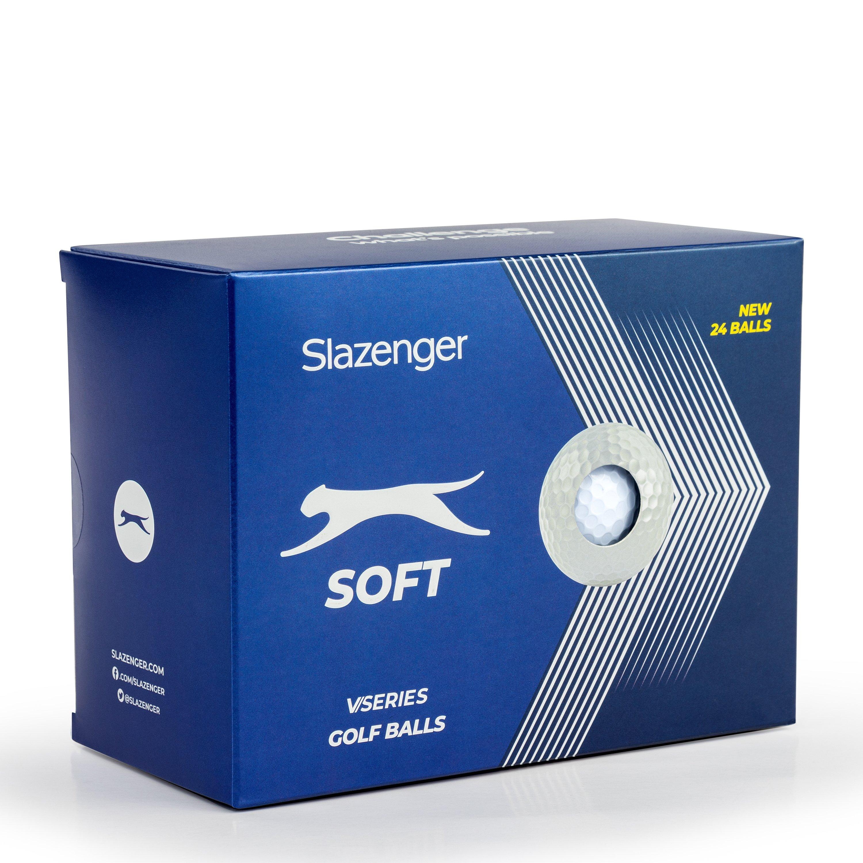 White 24Pk - Slazenger - V Series Soft 24Pk - 1