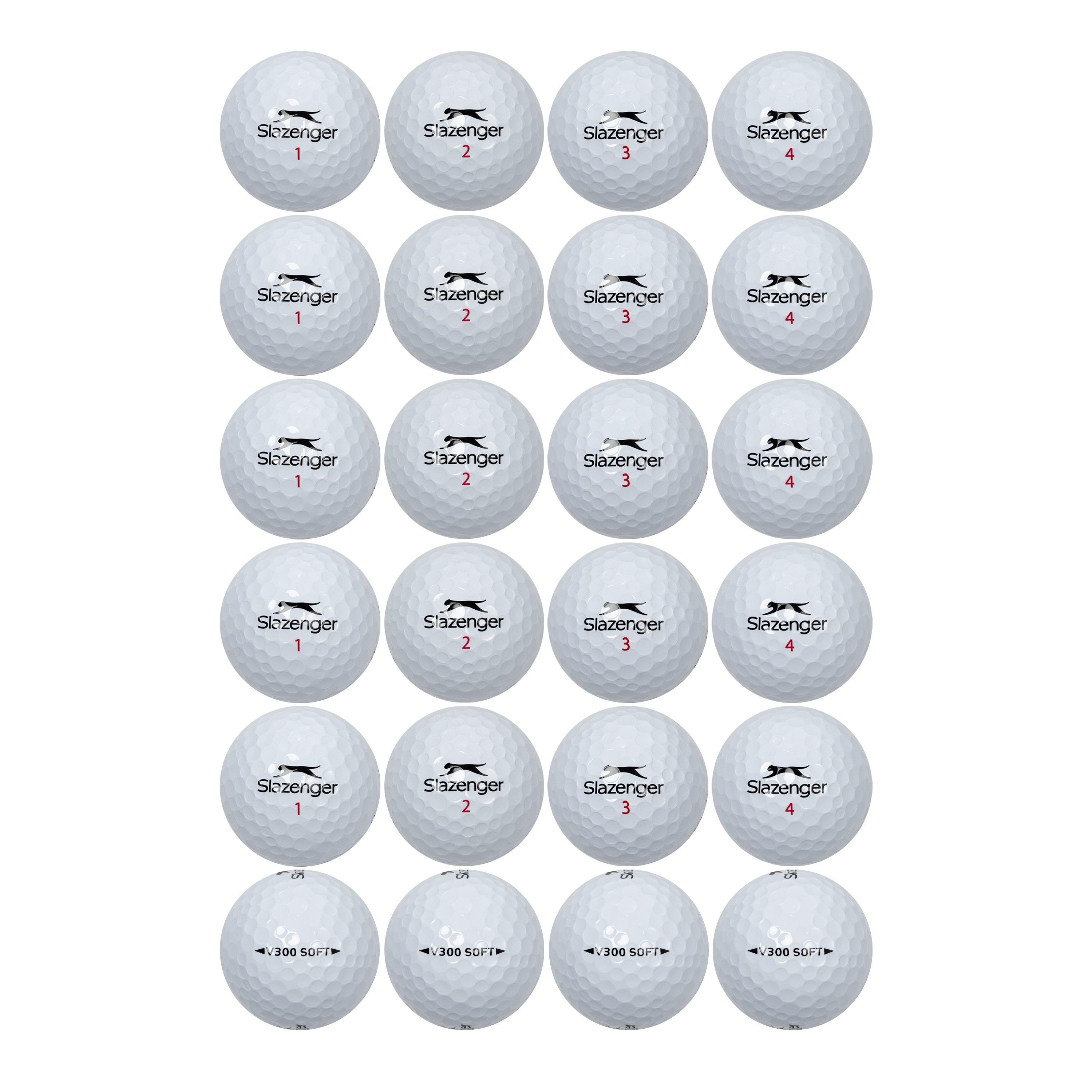 Weiß 24er-Pack - Slazenger - V Series Soft 24Pk - 3