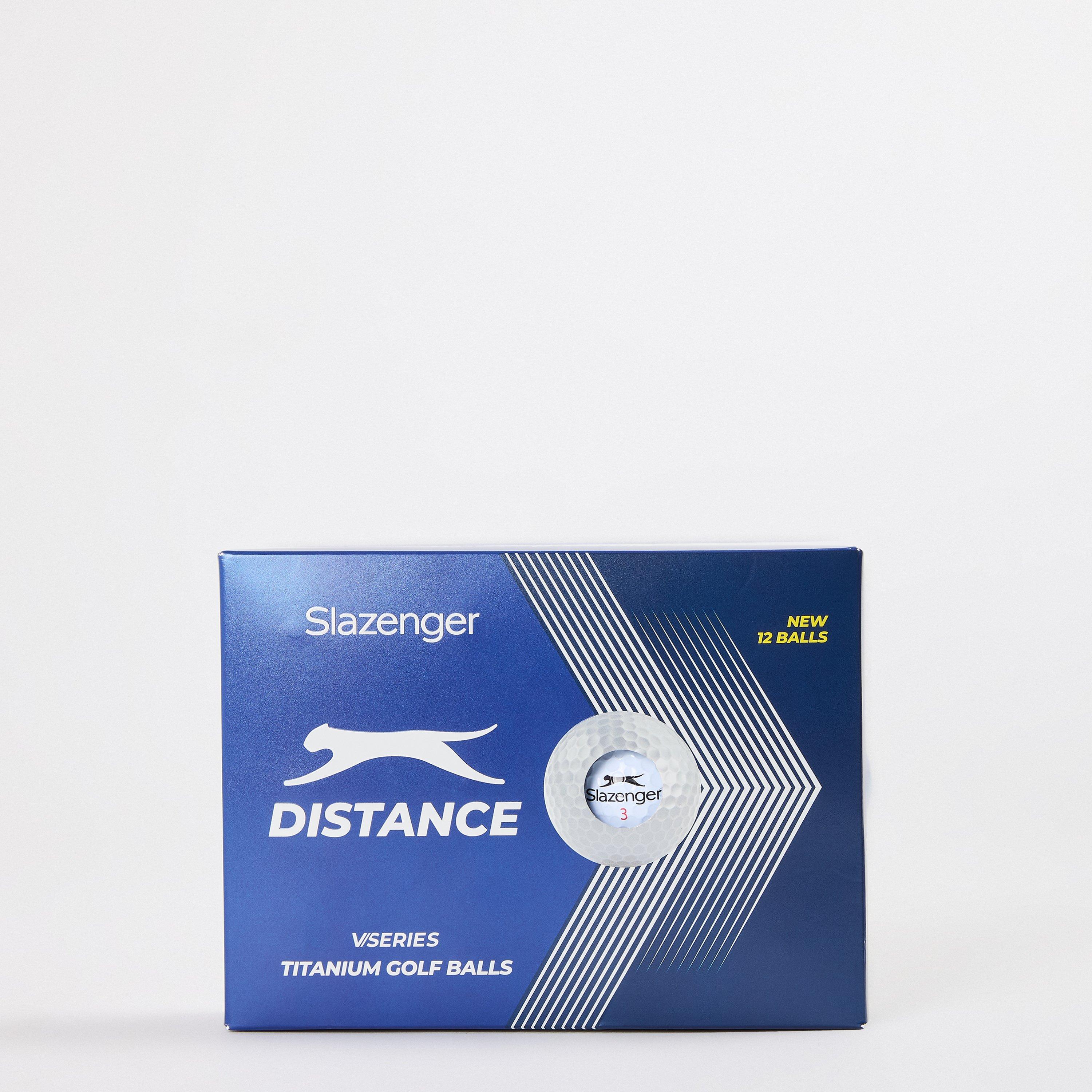White 12Pk - Slazenger - VSeries Distance 12Pk - 1