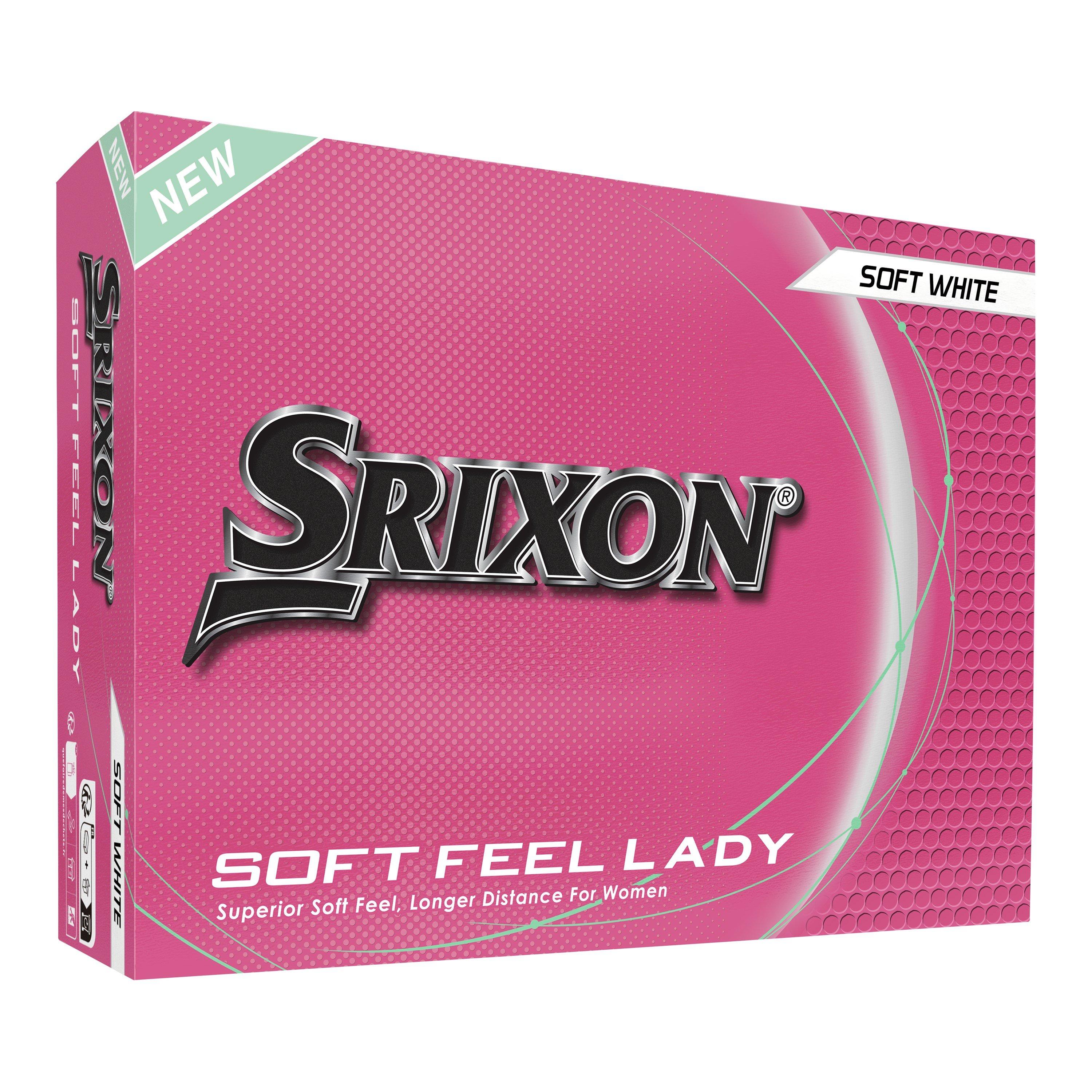 Srixon Women's Soft Feel 12 Pack - White