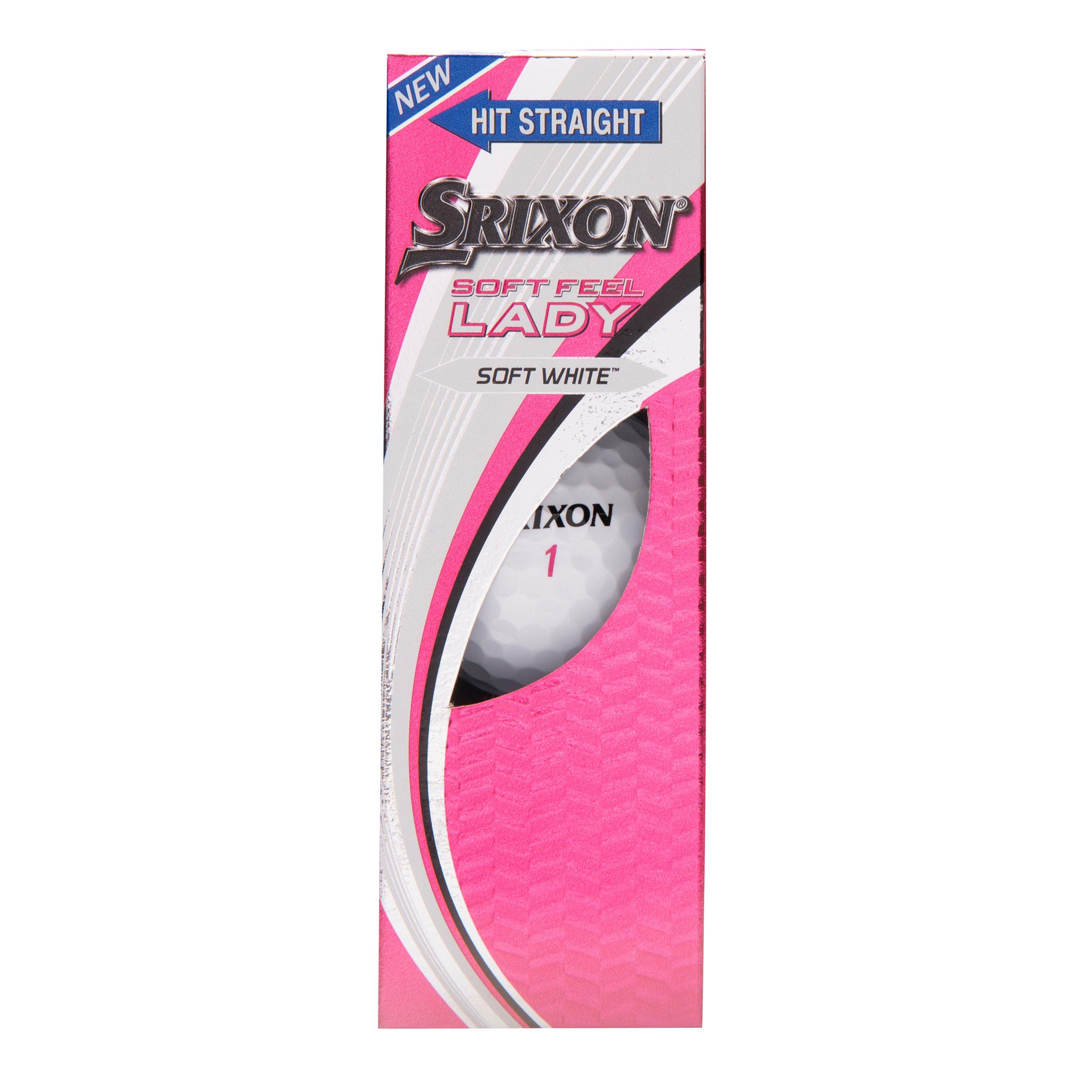 White - Srixon - Soft Feel 12 Pack Ladies - 2