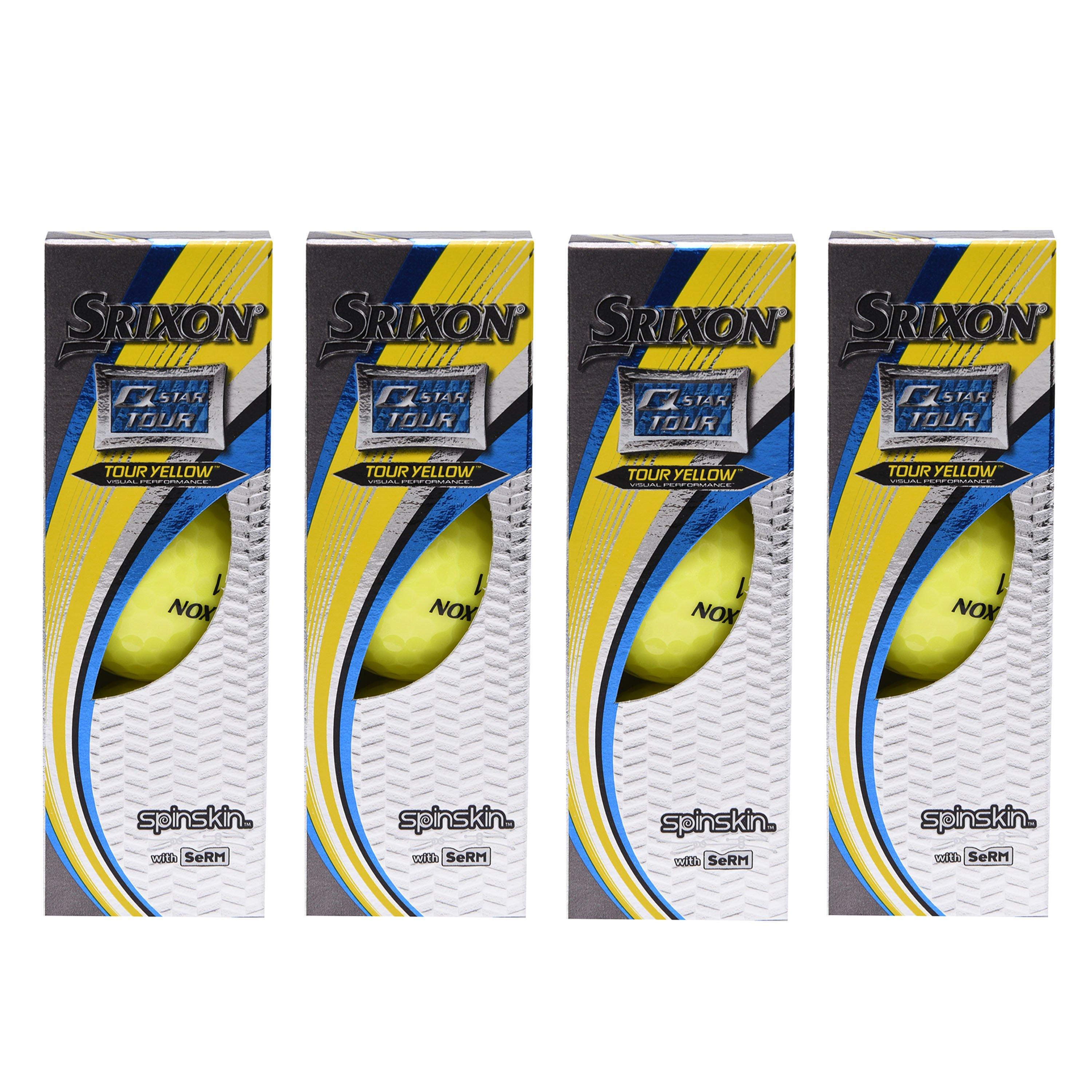 Tour Yellow - Srixon - Q-Star 12 Pack of Golf Balls - 2