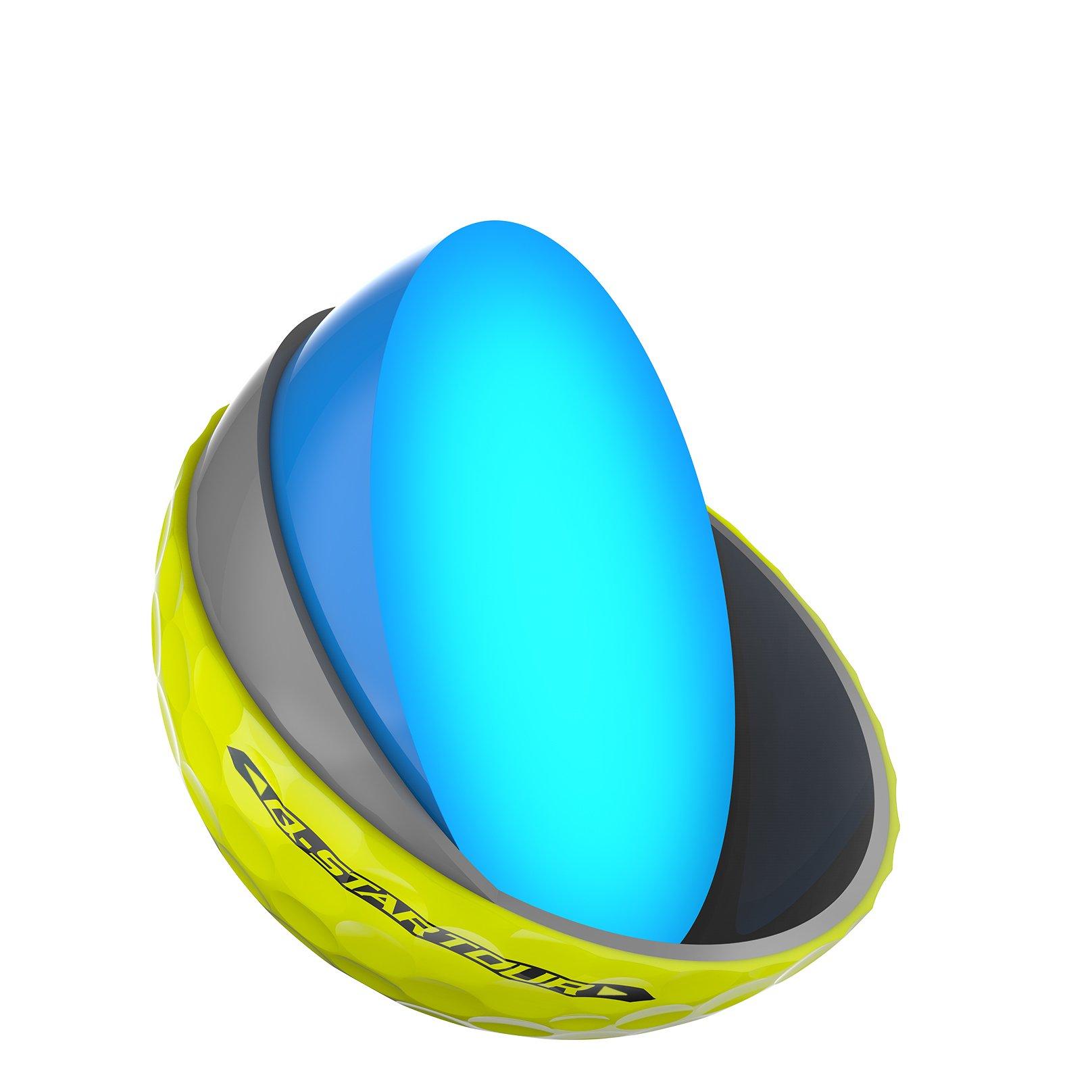 Tour Yellow - Srixon - Q-Star 12 Pack of Golf Balls - 3