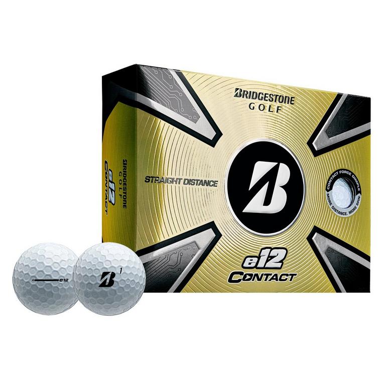 Blanc - Bridgestone - Contact 12 Pack Golf Balls